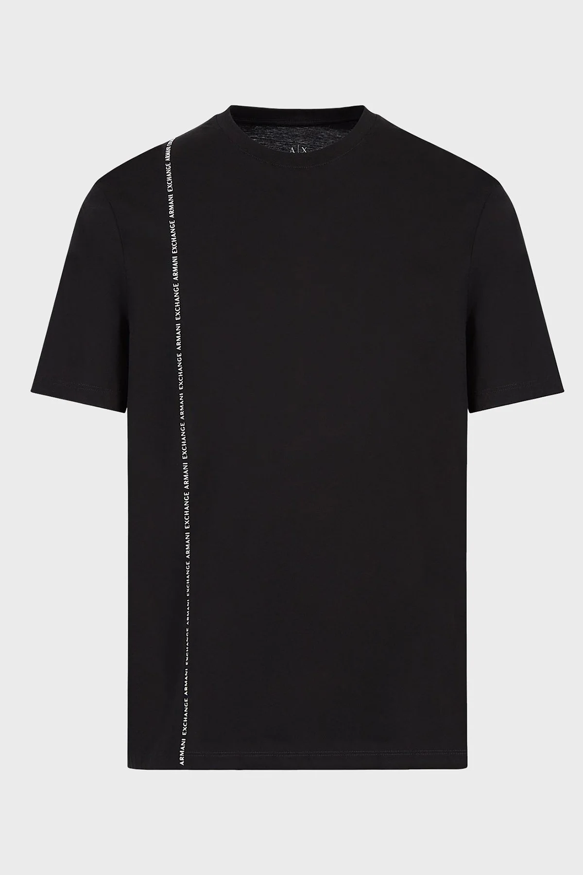 Armani Exchange % 100 Pamuk Regular Fit Bisiklet Yaka Erkek T Shirt 6LZTKC ZJ9AZ 1200 SİYAH - 4