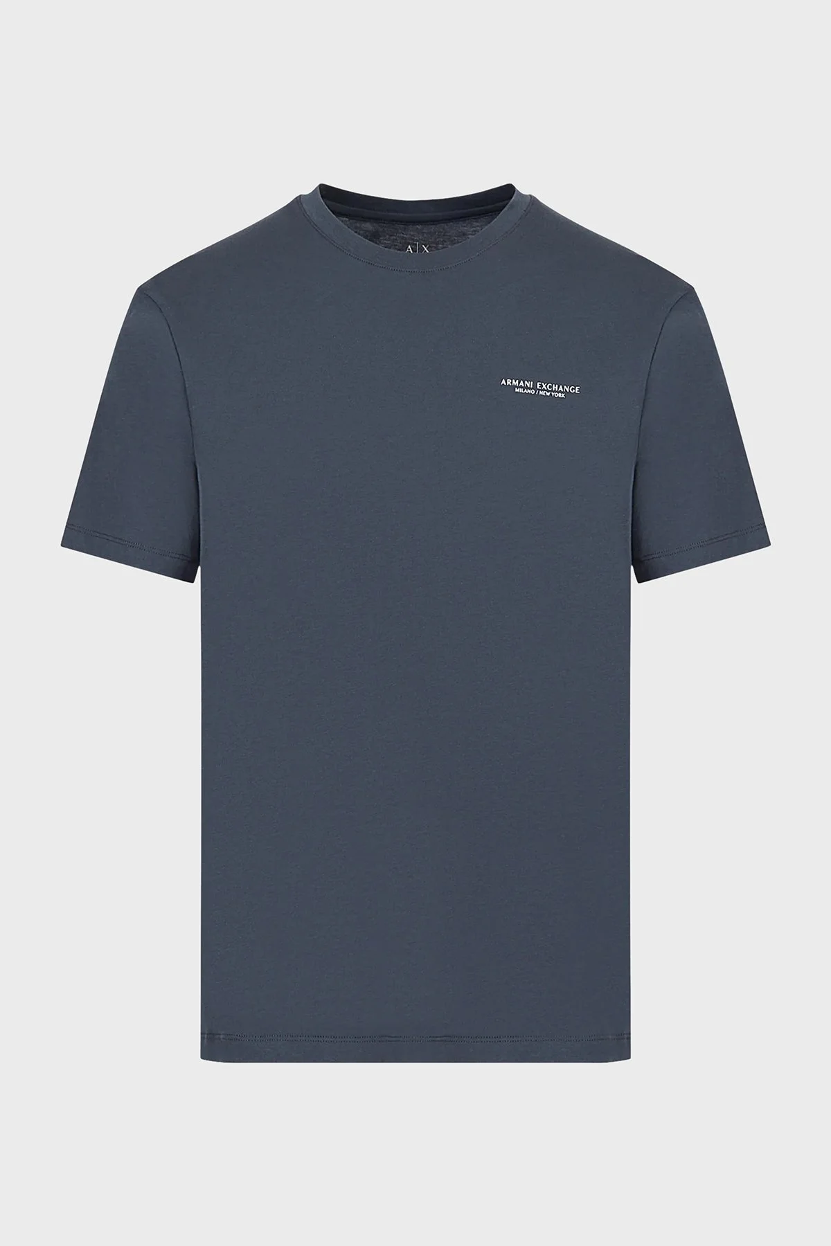 Armani Exchange % 100 Pamuk Regular Fit Bisiklet Yaka Erkek T Shirt 8NZT91 Z8H4Z 1536 LACİVERT - 4