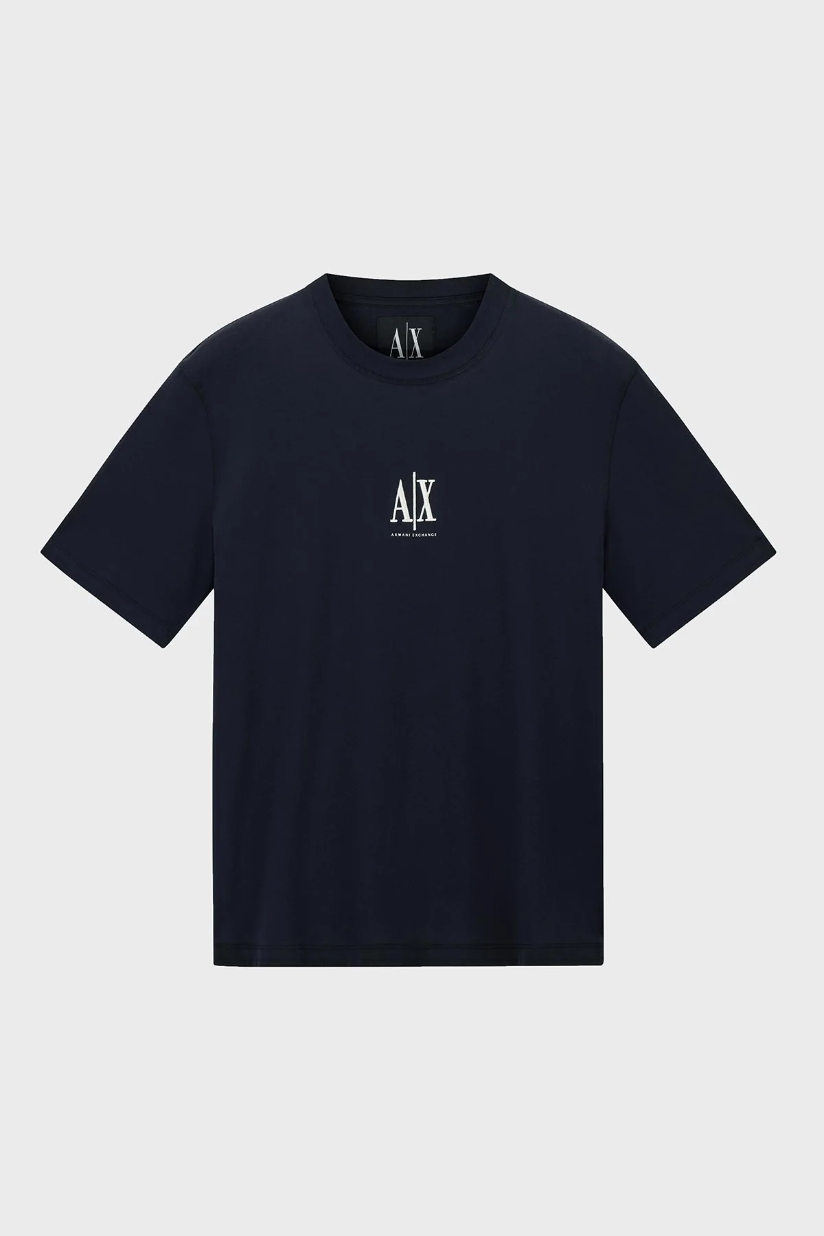 Armani Exchange % 100 Pamuk Regular Fit Bisiklet Yaka Erkek T Shirt XM000363 AF12308 UB101 LACİVERT - 4