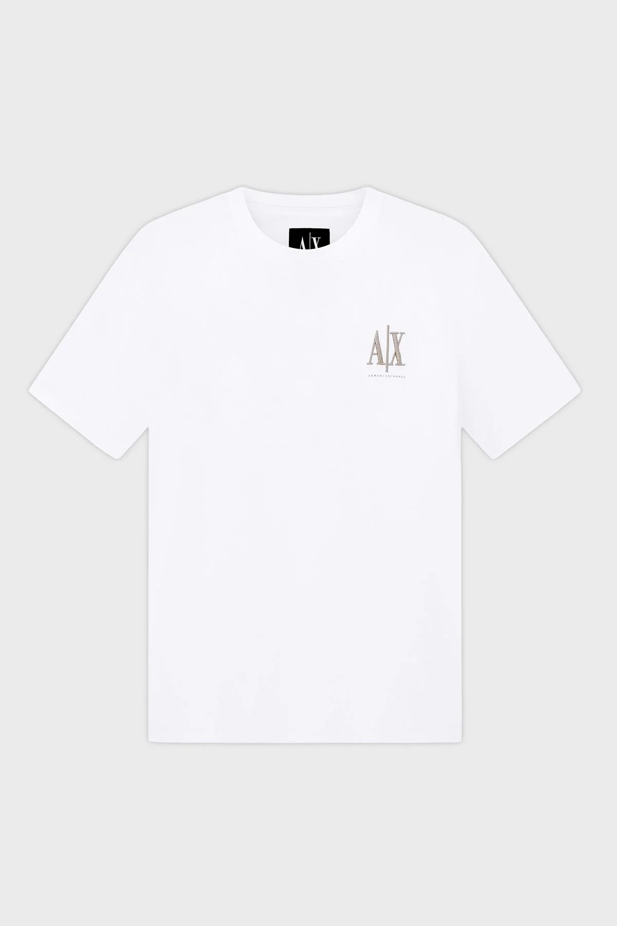 Armani Exchange % 100 Pamuk Regular Fit Bisiklet Yaka Erkek T Shirt XM000365 AF12308 U0009 BEYAZ - 5