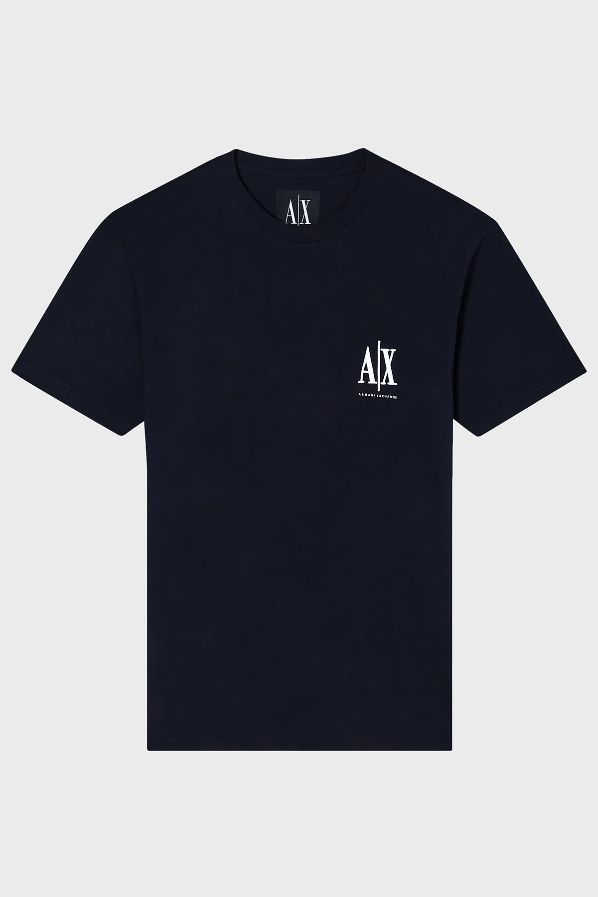 Armani Exchange % 100 Pamuk Regular Fit Bisiklet Yaka Erkek T Shirt XM000365 AF12308 UB101 LACİVERT - 4