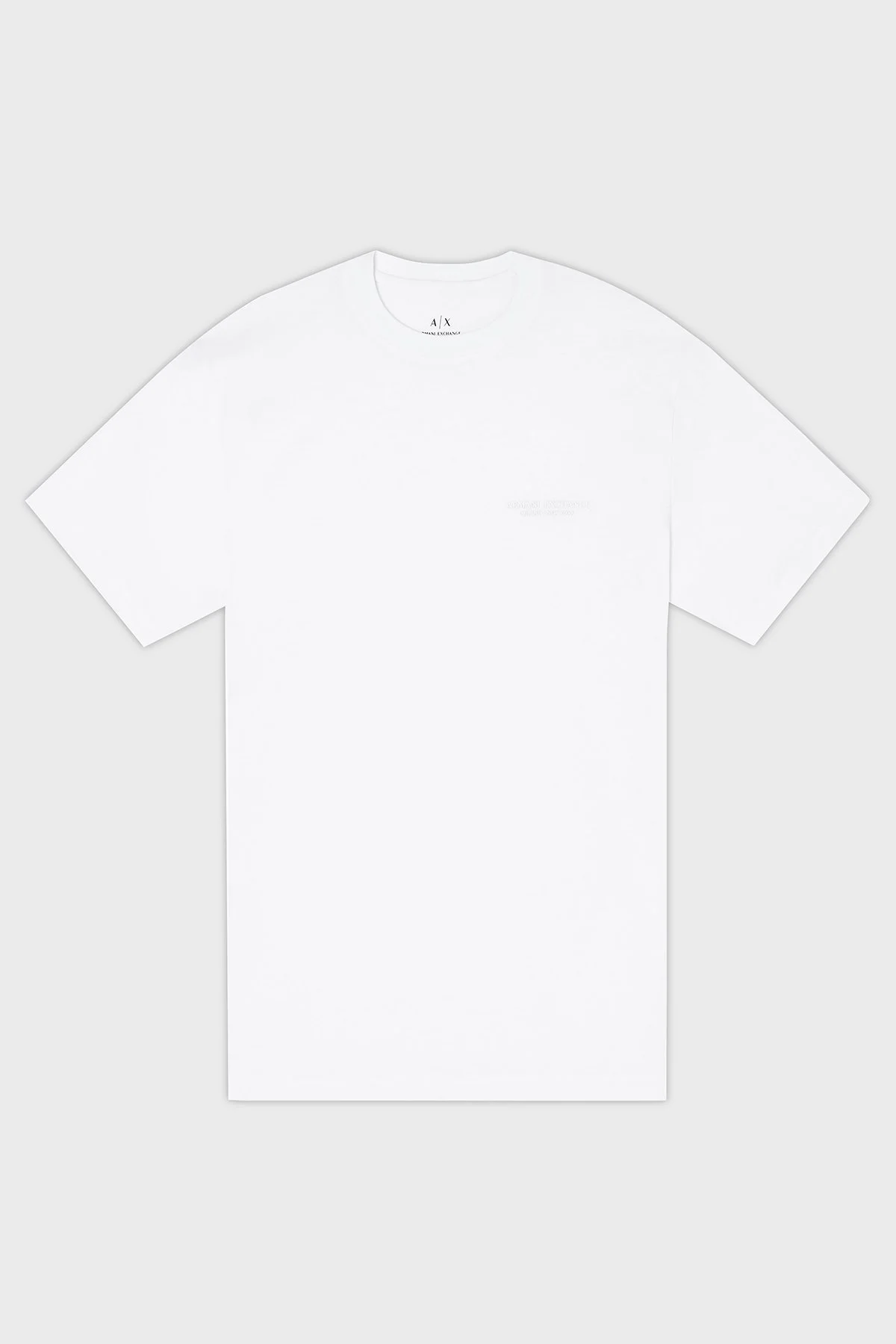 Armani Exchange % 100 Pamuk Regular Fit Bisiklet Yaka Erkek T Shirt XM001281 AF10361 U0002 BEYAZ - 5