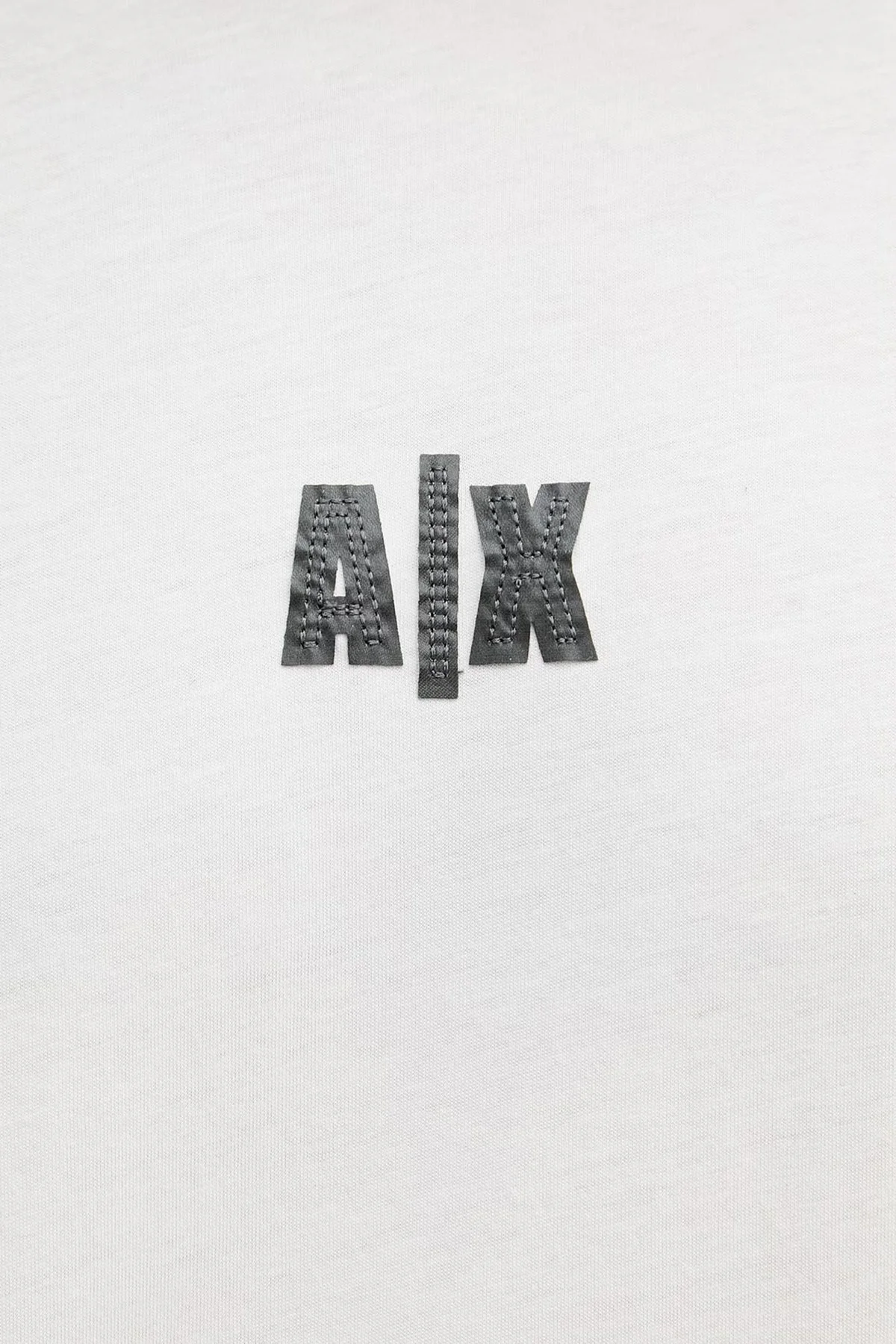 Armani Exchange % 100 Pamuk Regular Fit Bisiklet Yaka Erkek T Shirt XM002509 AF10358 U1074 KREM - 4