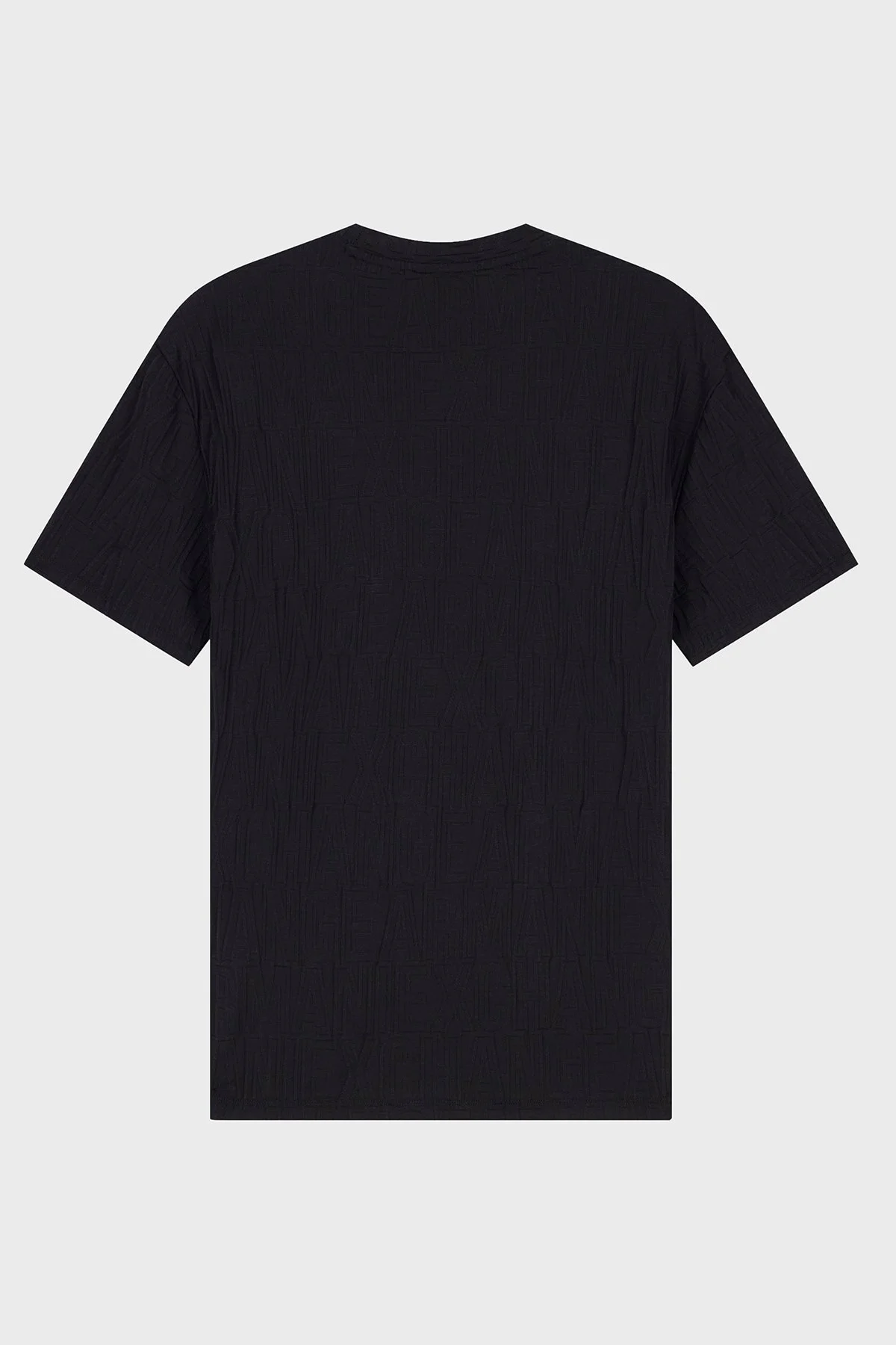 Armani Exchange % 100 Pamuk Regular Fit Bisiklet Yaka Erkek T Shirt XM003073 AF10337 UC001 Siyah - 7