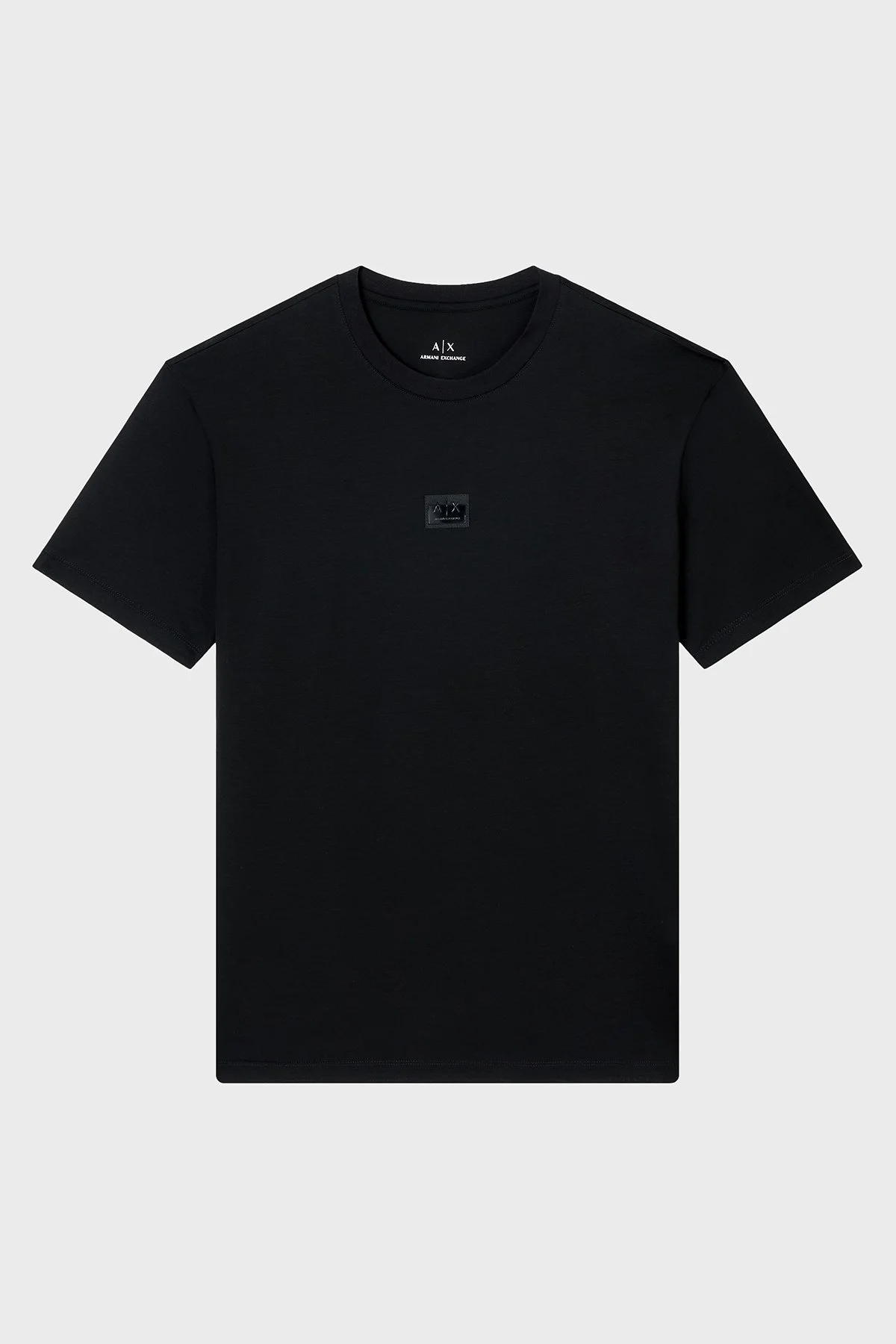 Armani Exchange % 100 Pamuk Regular Fit Bisiklet Yaka Logolu Erkek T Shirt XM001479 AF10364 UC001 SİYAH - 10