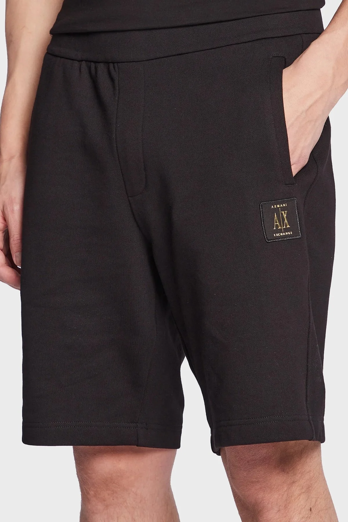 Armani Exchange % 100 Pamuk Regular Fit Cepli Erkek Bermuda 8NZSPQ ZJ1ZZ 1200 SİYAH - 2