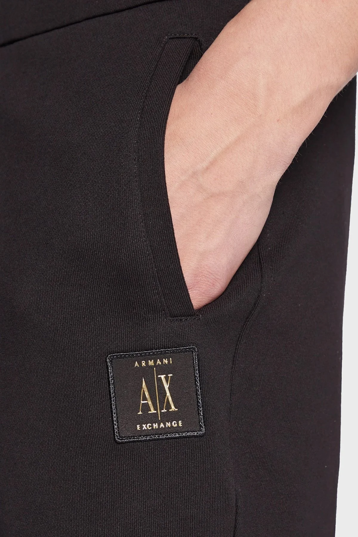 Armani Exchange % 100 Pamuk Regular Fit Cepli Erkek Bermuda 8NZSPQ ZJ1ZZ 1200 SİYAH - 4