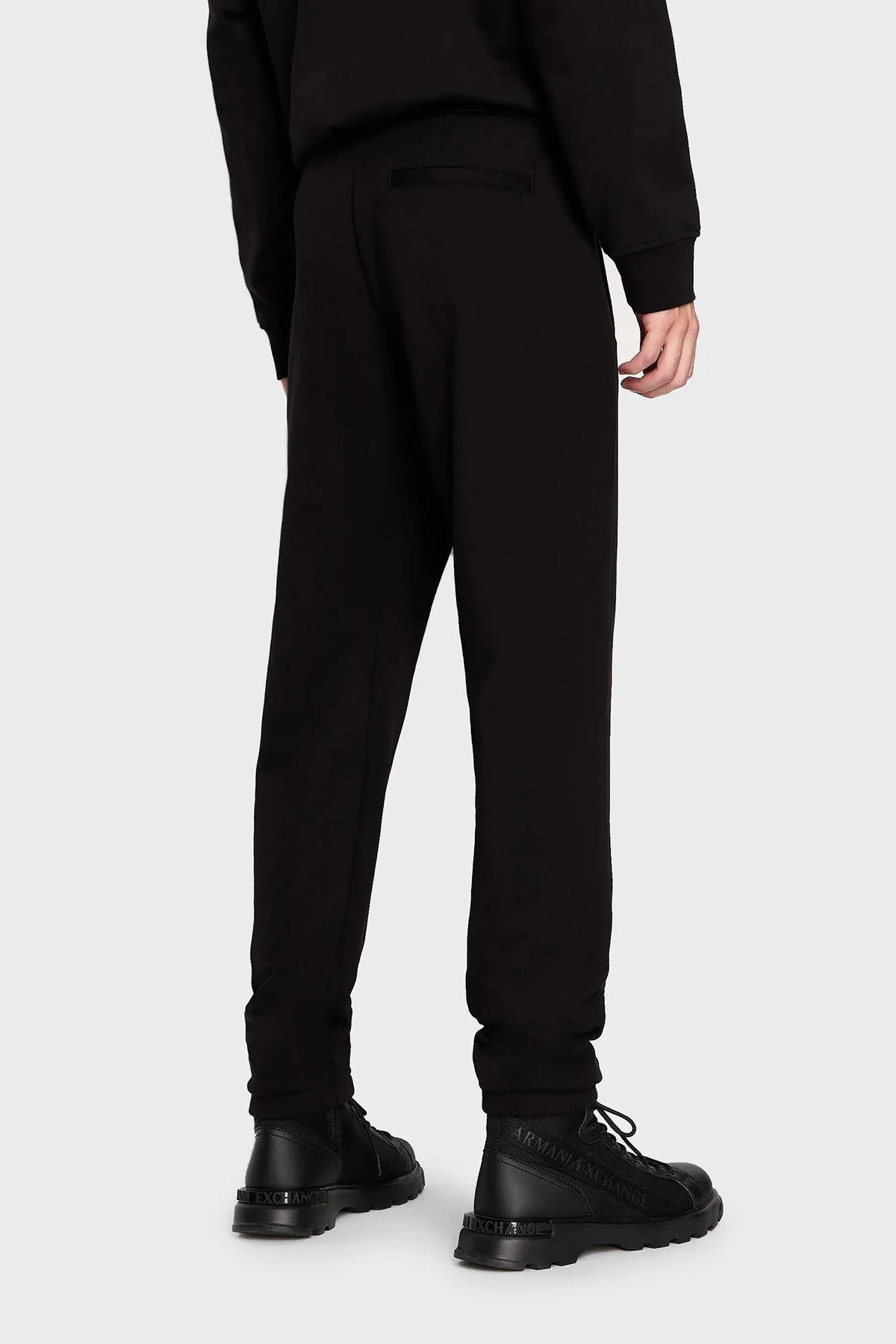 Armani Exchange % 100 Pamuk Regular Fit Cepli Spor Erkek Pantolon 6RZPLA ZJ4XZ 1200 SİYAH - 2
