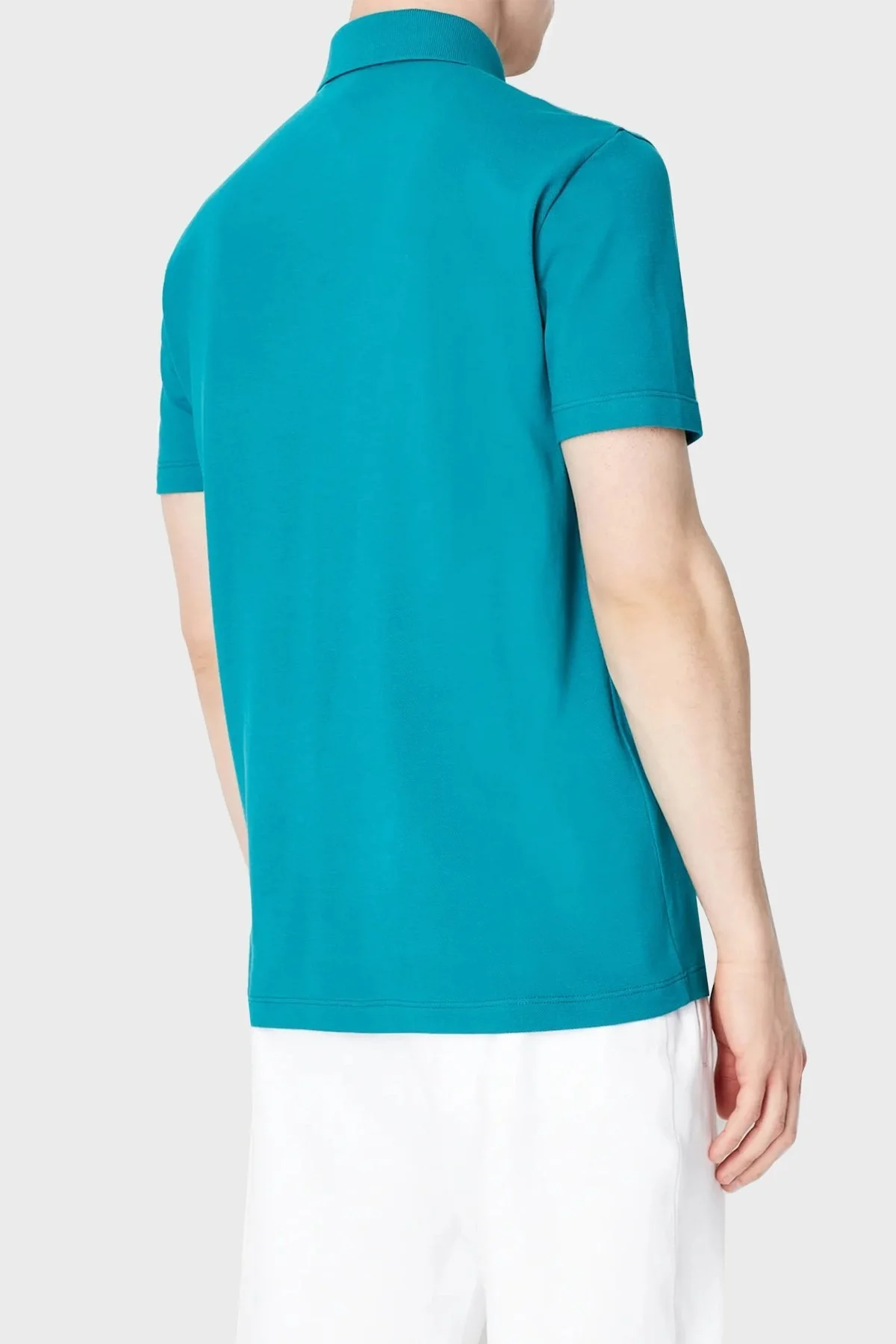 Armani Exchange % 100 Pamuk Regular Fit Düğmeli Erkek Polo T Shirt 3RZFCA ZJMBZ 15CL TURKUAZ - 2