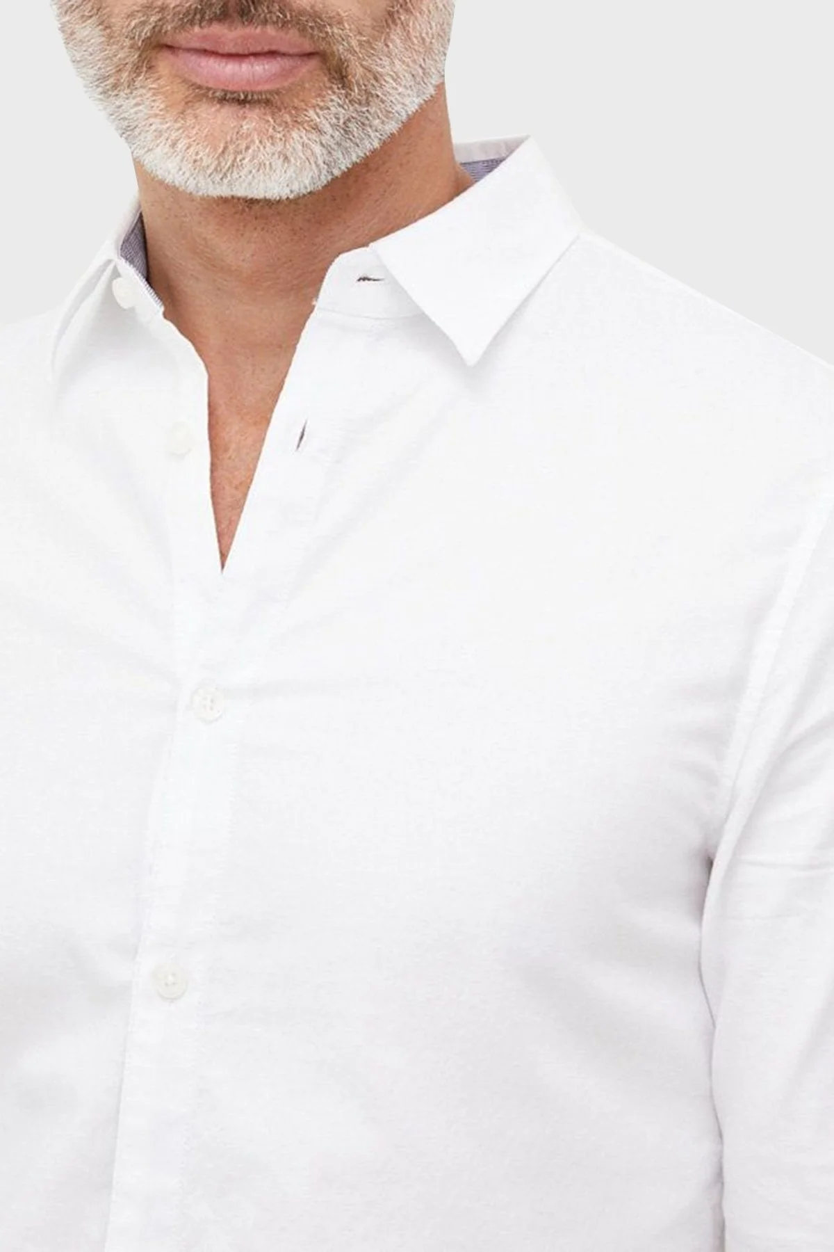 Armani Exchange % 100 Pamuk Regular Fit Erkek Gömlek 8NZCGB Z8ANZ 0130 BEYAZ - 9