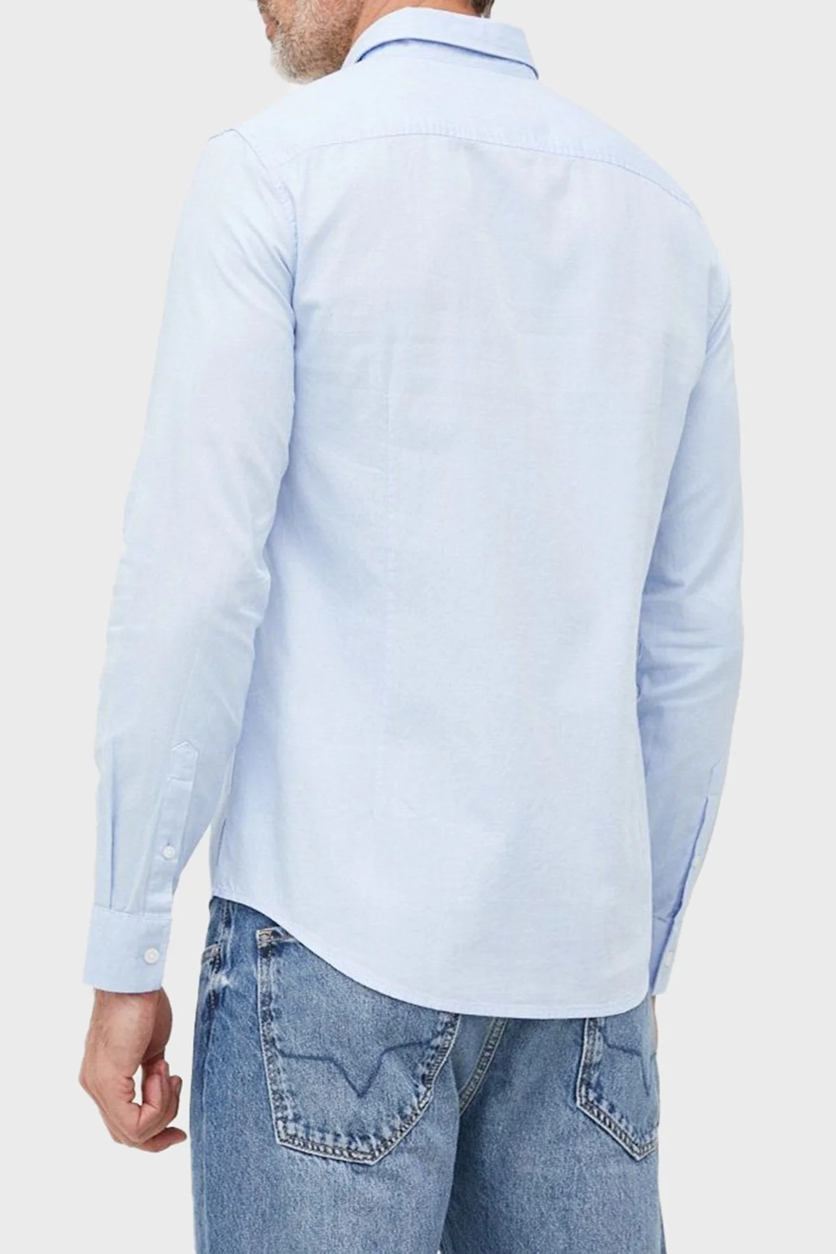 Armani Exchange % 100 Pamuk Regular Fit Erkek Gömlek 8NZCGB Z8ANZ 0536 AÇIK MAVİ - 2