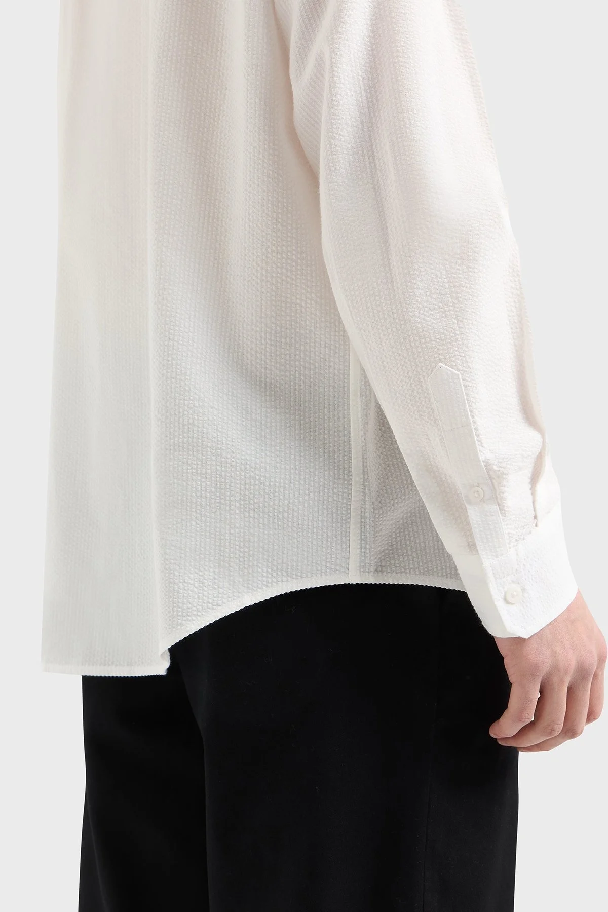 Armani Exchange % 100 Pamuk Regular Fit Erkek Gömlek XM000429 AF13141 U0009 BEYAZ - 9