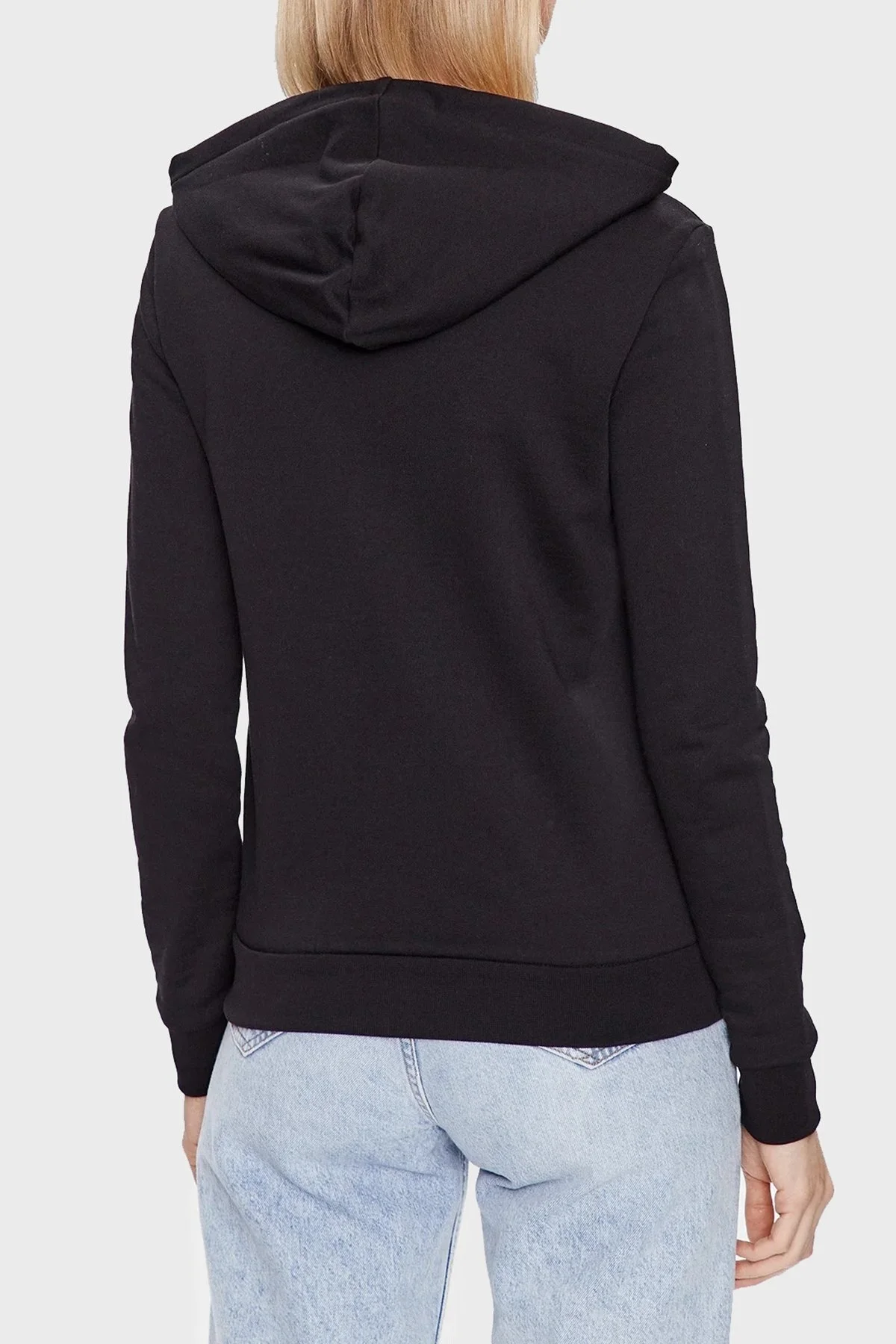 Armani Exchange Pamuklu Regular Fit Kapüşonlu Bayan Sweat 8NYM08 YJ68Z 1200 SİYAH - 5