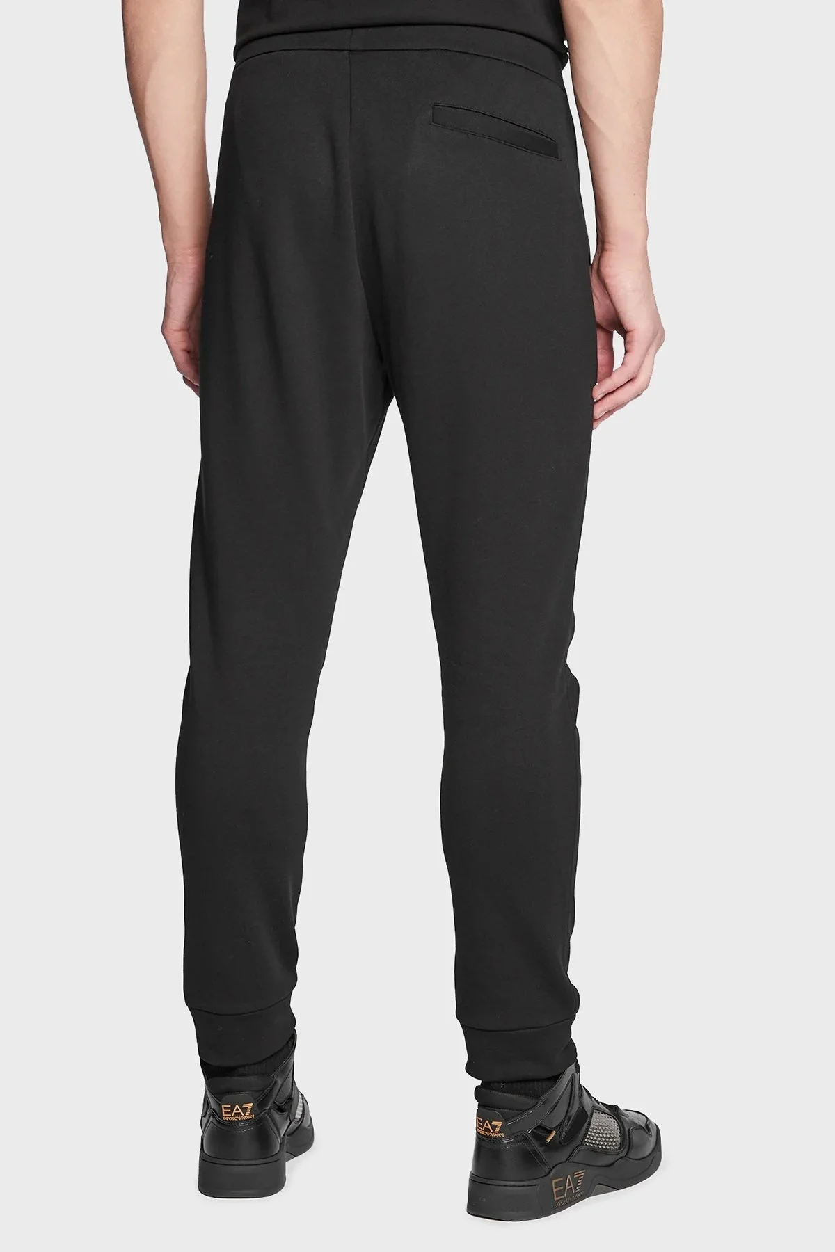 Armani Exchange % 100 Pamuk Regular Fit Jogger Spor Erkek Pantolon 8NZPPQ ZJ1ZZ 1200 SİYAH - 3
