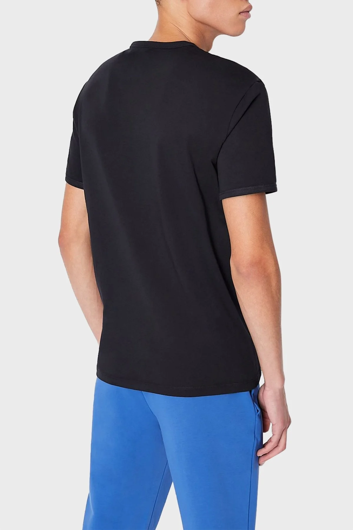 Armani Exchange % 100 Pamuklu Bisiklet Yaka Erkek T Shirt 8NZTCD Z8H4Z 1510 LACİVERT - 3