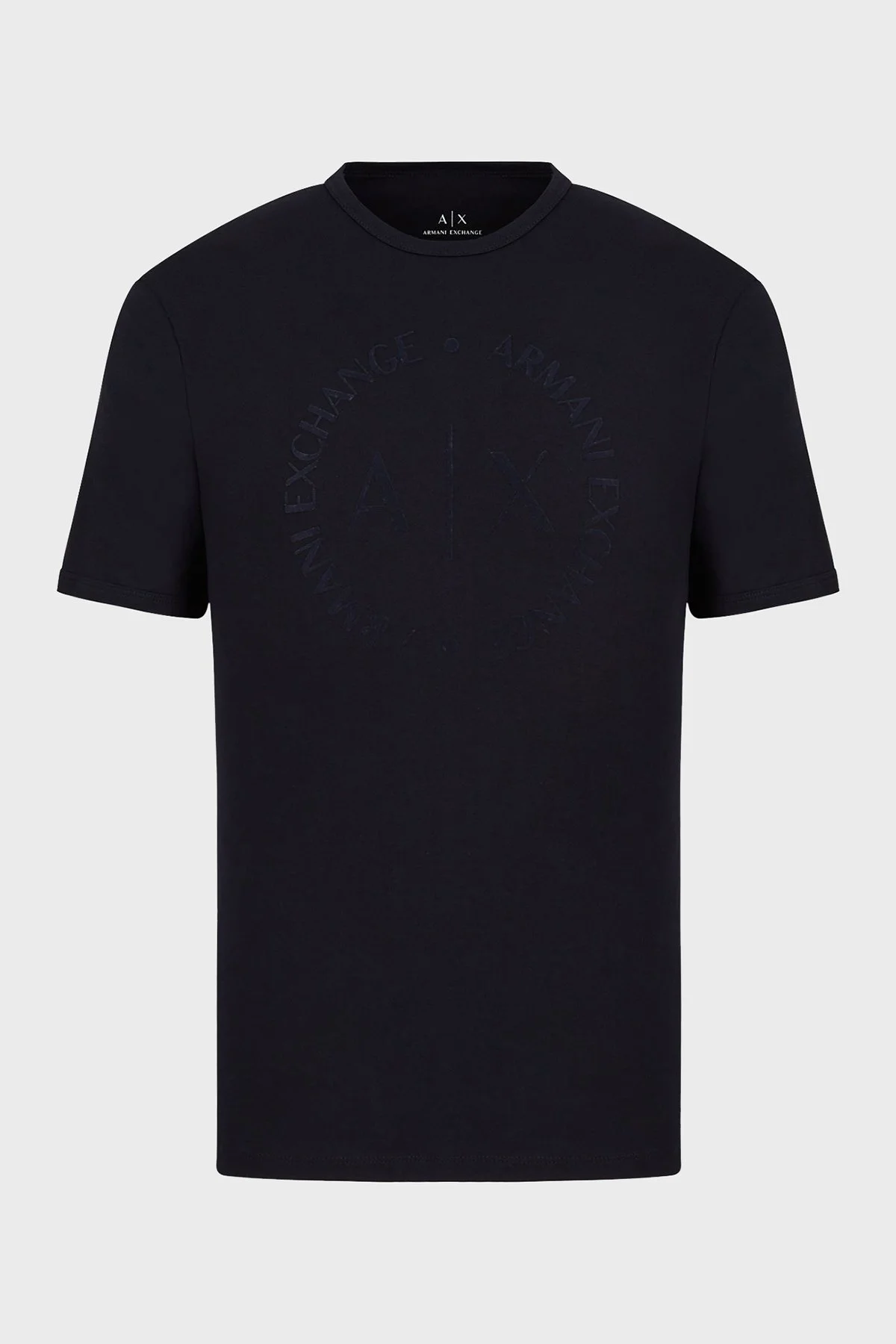 Armani Exchange % 100 Pamuklu Bisiklet Yaka Erkek T Shirt 8NZTCD Z8H4Z 1510 LACİVERT - 4