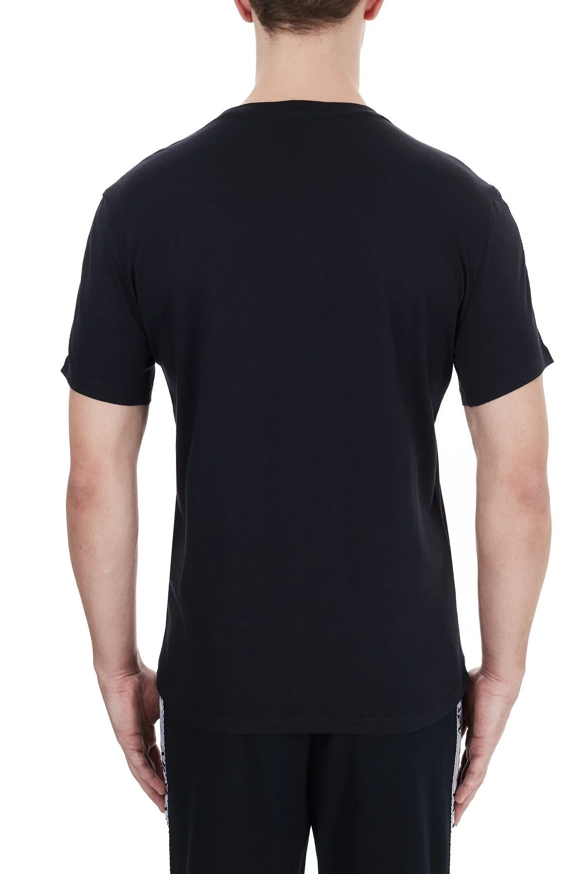 Armani Exchange % 100 Pamuklu Bisiklet Yaka T-shirt Erkek T Shirt 6HZMFM ZJH4Z 1510 LACİVERT - 2