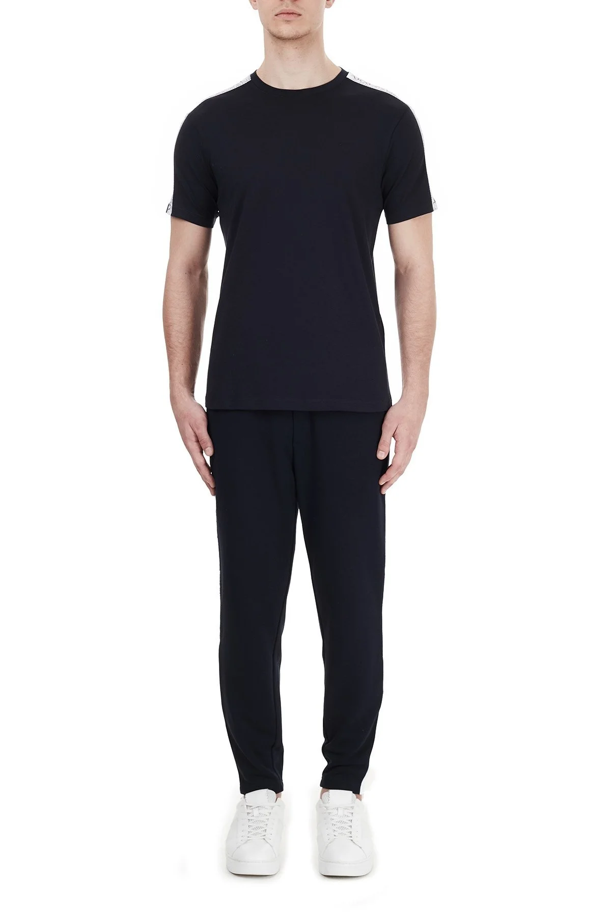 Armani Exchange % 100 Pamuklu Bisiklet Yaka T-shirt Erkek T Shirt 6HZMFM ZJH4Z 1510 LACİVERT - 5