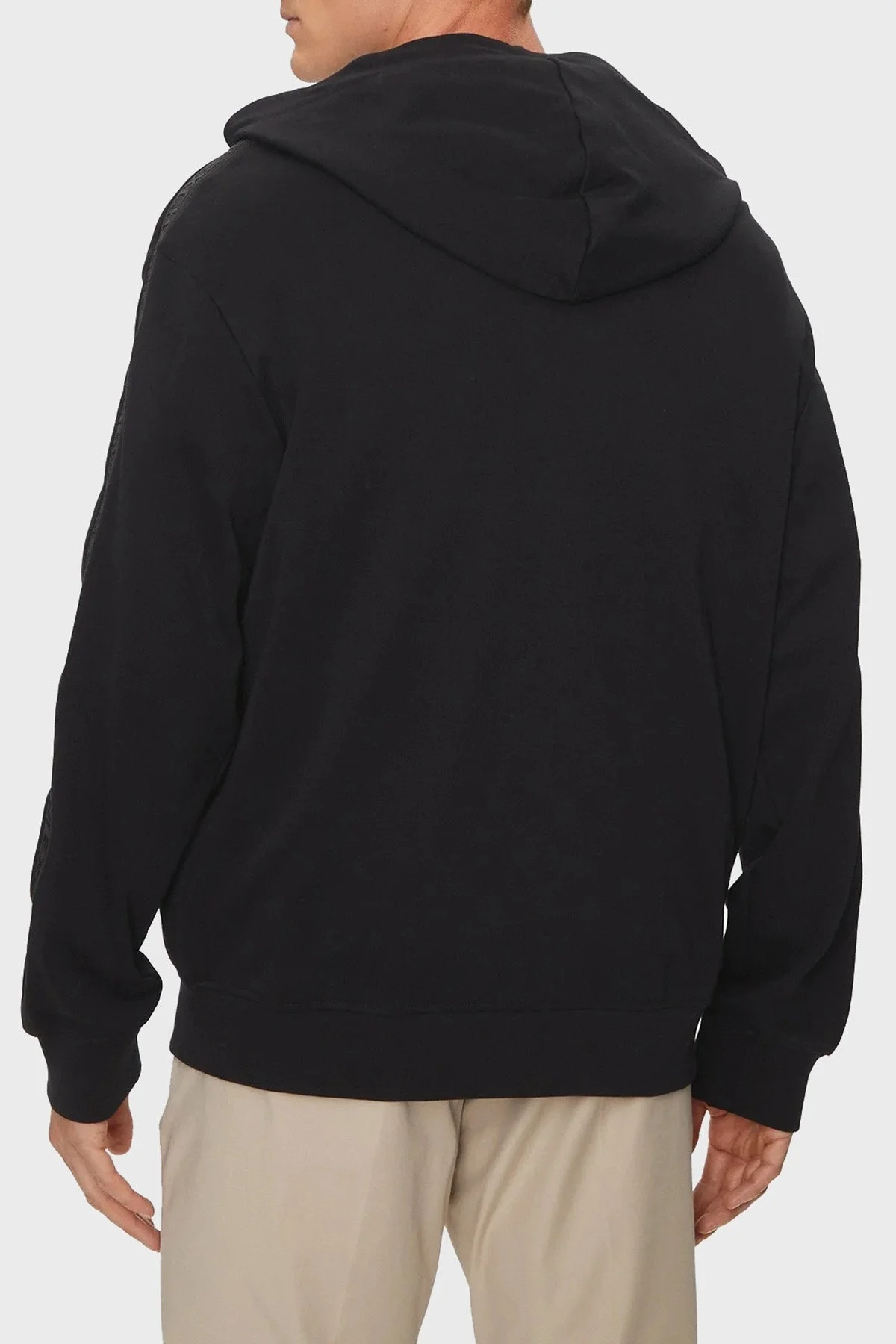 Armani Exchange % 100 Pamuklu Kapüşonlu Erkek Sweat 6DZMLC ZJNNZ 1200 SİYAH - 3