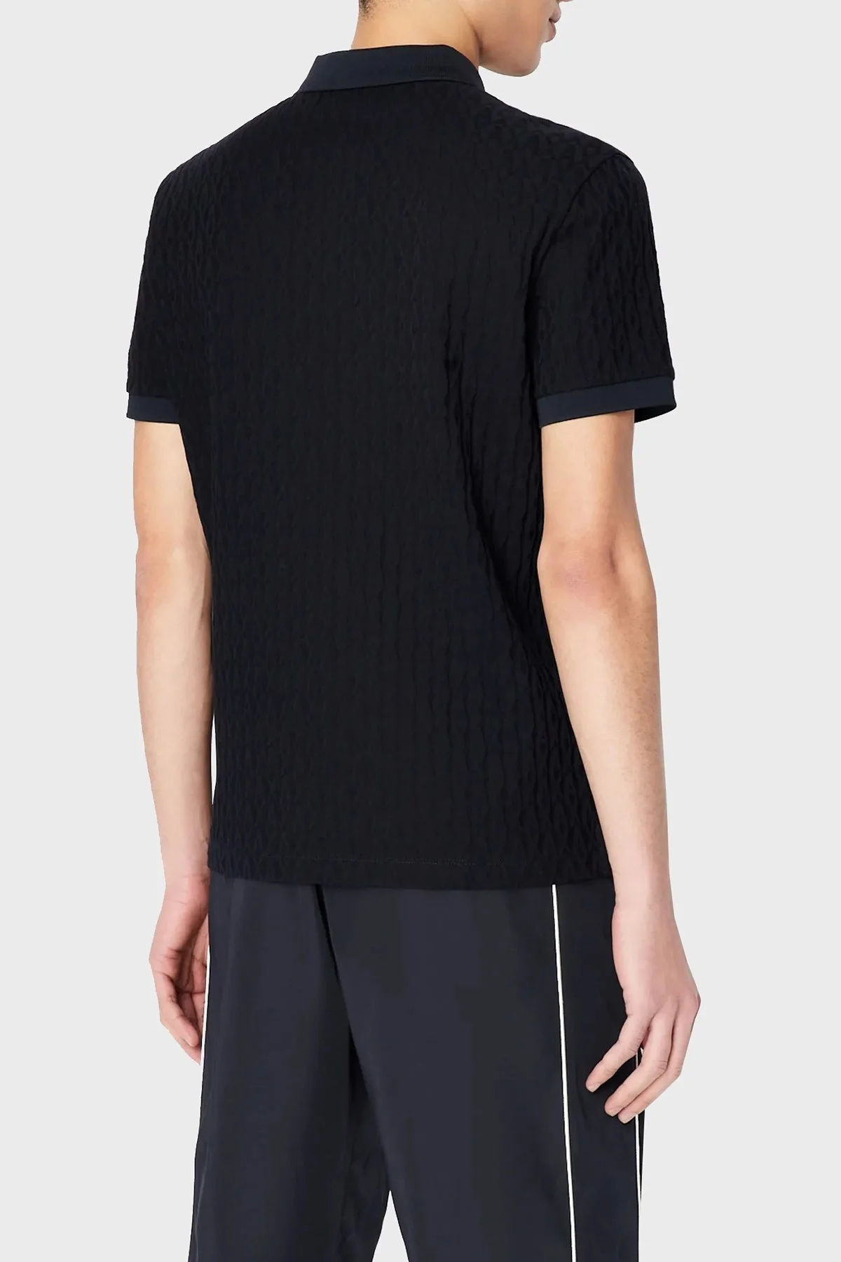 Armani Exchange % 100 Pamuklu Regular Fit Polo T Shirt Erkek Polo Yaka T Shirt 3RZFLA ZJ2ZZ 1583 LACİVERT - 2