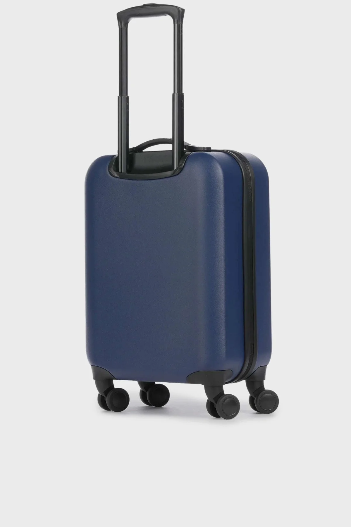 Armani Exchange 4G Kabartmalı Logolu Çift Fermuarlı Kabin Boy Erkek Valiz XM000899 AF13793 UB079 KOYU LACİVERT - 2