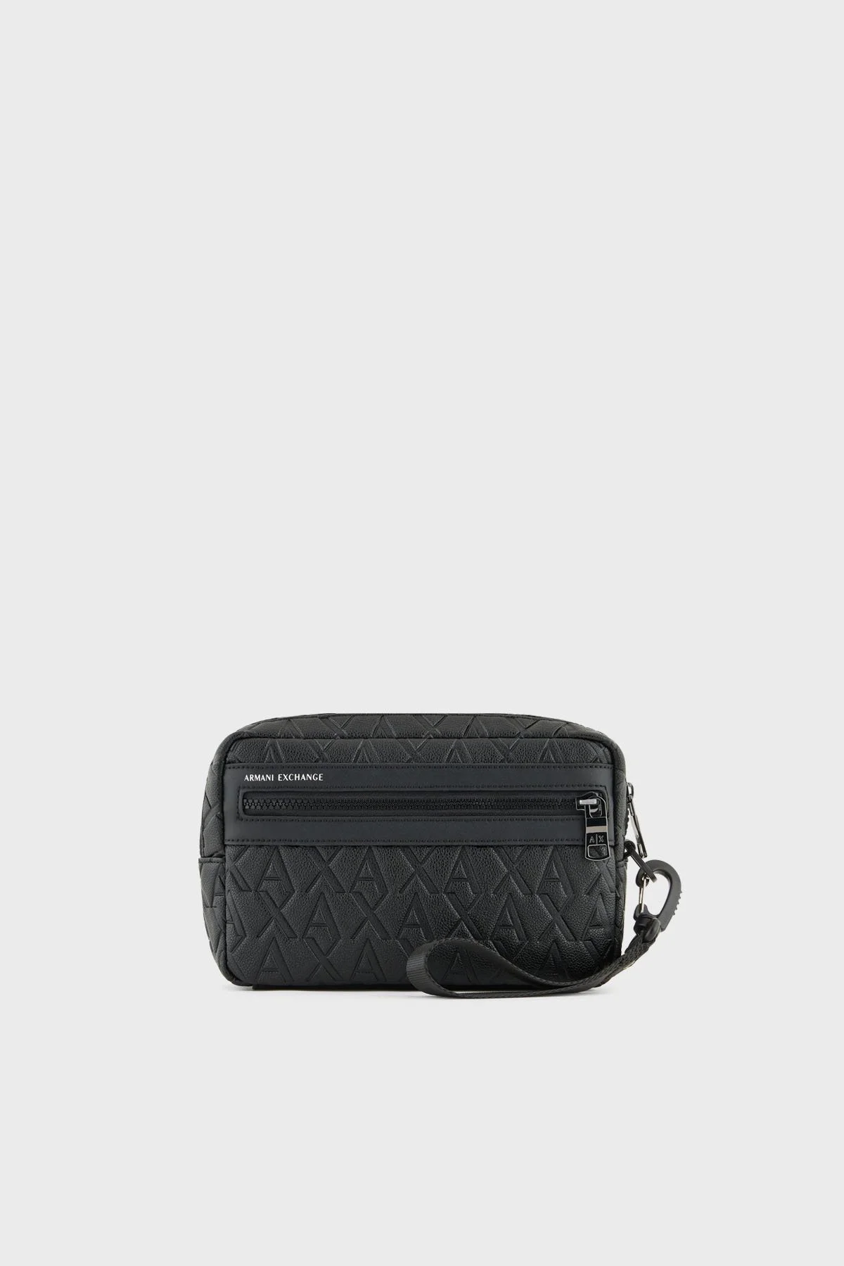 Armani Exchange 4G Kabartmalı Logolu Çıkarılabilir Tutma Saplı Erkek Çanta XM001272 AF12133 UC001 SİYAH - 1