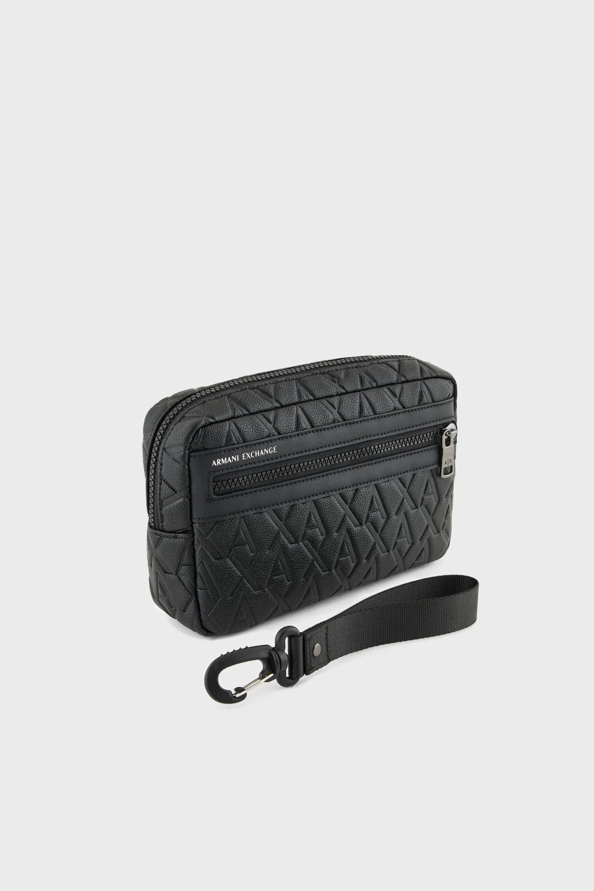 Armani Exchange 4G Kabartmalı Logolu Çıkarılabilir Tutma Saplı Erkek Çanta XM001272 AF12133 UC001 SİYAH - 8