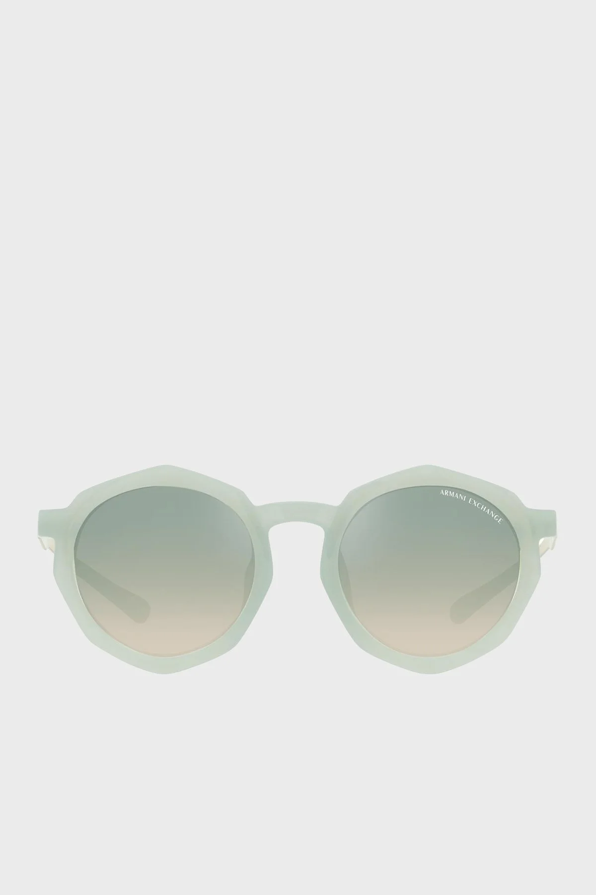 Armani Exchange Asimetrik Aynalı Güneş Bayan Gözlük 0AX4132SU 8160W0 51 Parlak Azur-Degrade Aynalı Güm - 2