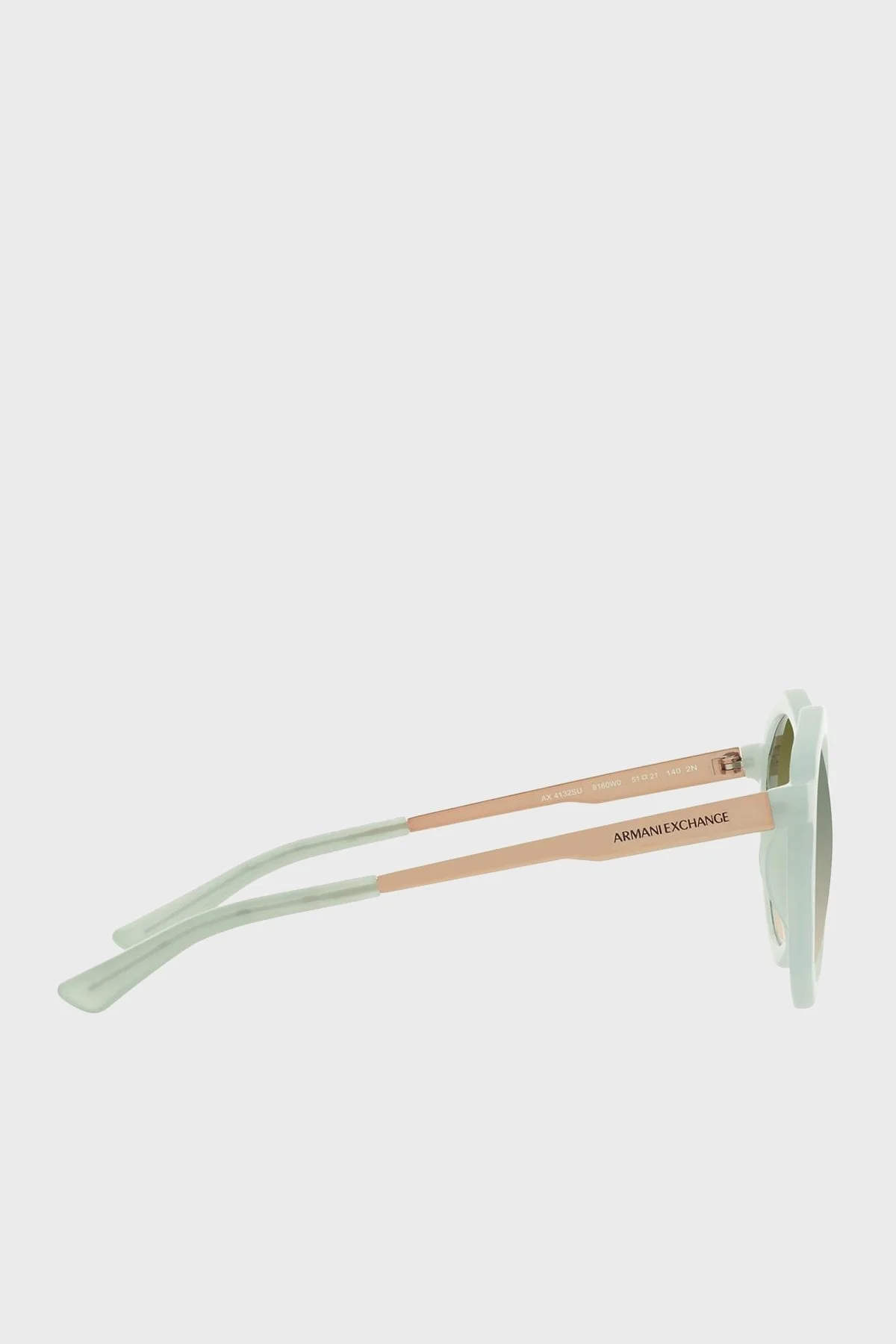Armani Exchange Asimetrik Aynalı Güneş Bayan Gözlük 0AX4132SU 8160W0 51 Parlak Azur-Degrade Aynalı Güm - 7