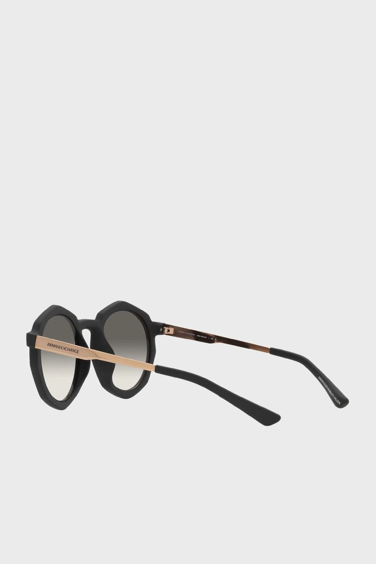 Armani Exchange Asimetrik Güneş Bayan Gözlük 0AX4132SU 815811 51 Mat Siyah-Degrade Gri - 5