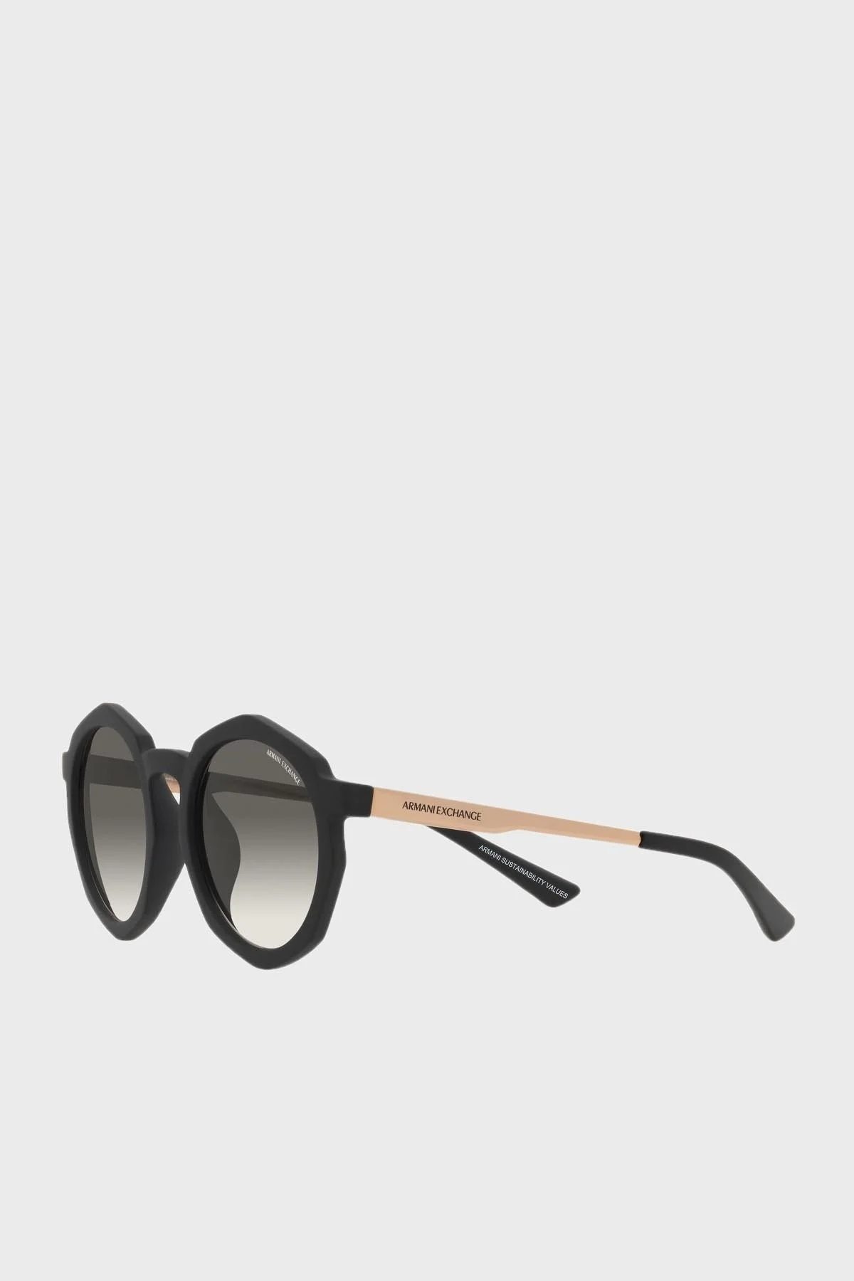 Armani Exchange Asimetrik Güneş Bayan Gözlük 0AX4132SU 815811 51 Mat Siyah-Degrade Gri - 8