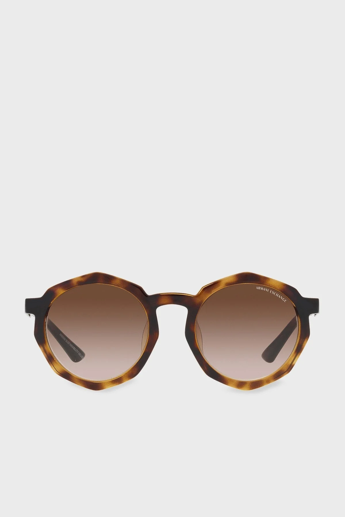 Armani Exchange Asimetrik Güneş Bayan Gözlük 0AX4132SU 821313 51 Havana Kahve - 4