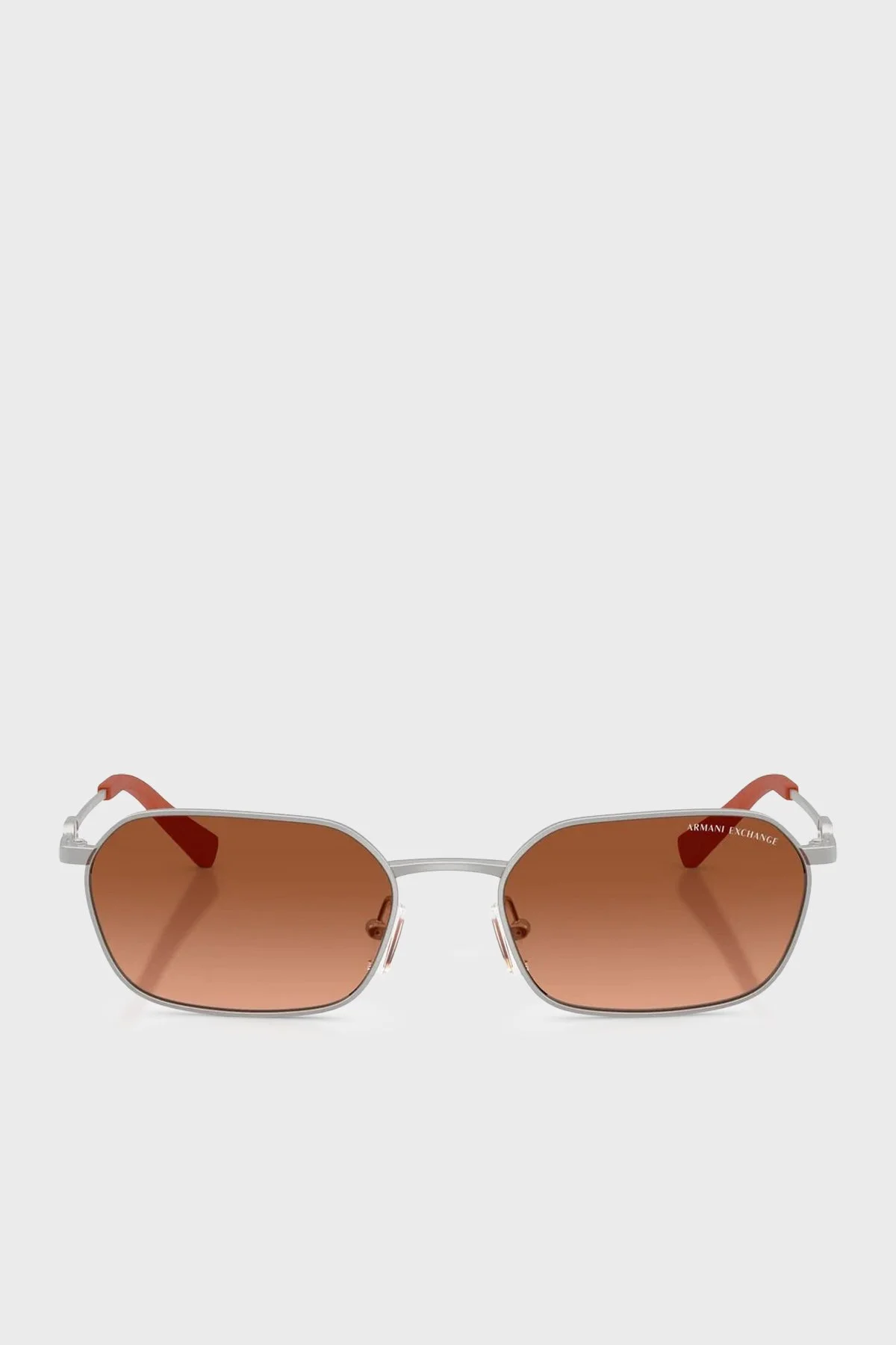 Armani Exchange Asimetrik Güneş Unisex Gözlük 0AX2056S 602078 54 Gümüş - 3