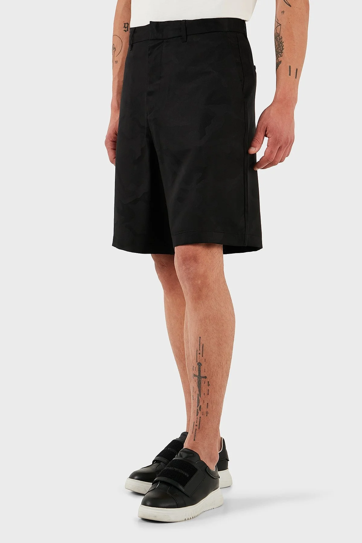 Armani Exchange Astarlı Regular Fit Normal Bel Cepli Erkek Short XM000396 AF13170 FC038 SİYAH - 8