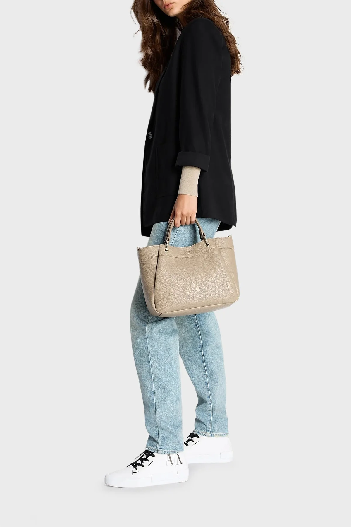 Armani Exchange Ayarlanabilir Askılı Astarsız Bayan Çanta 942911 CC783 09752 TOPRAK - 3