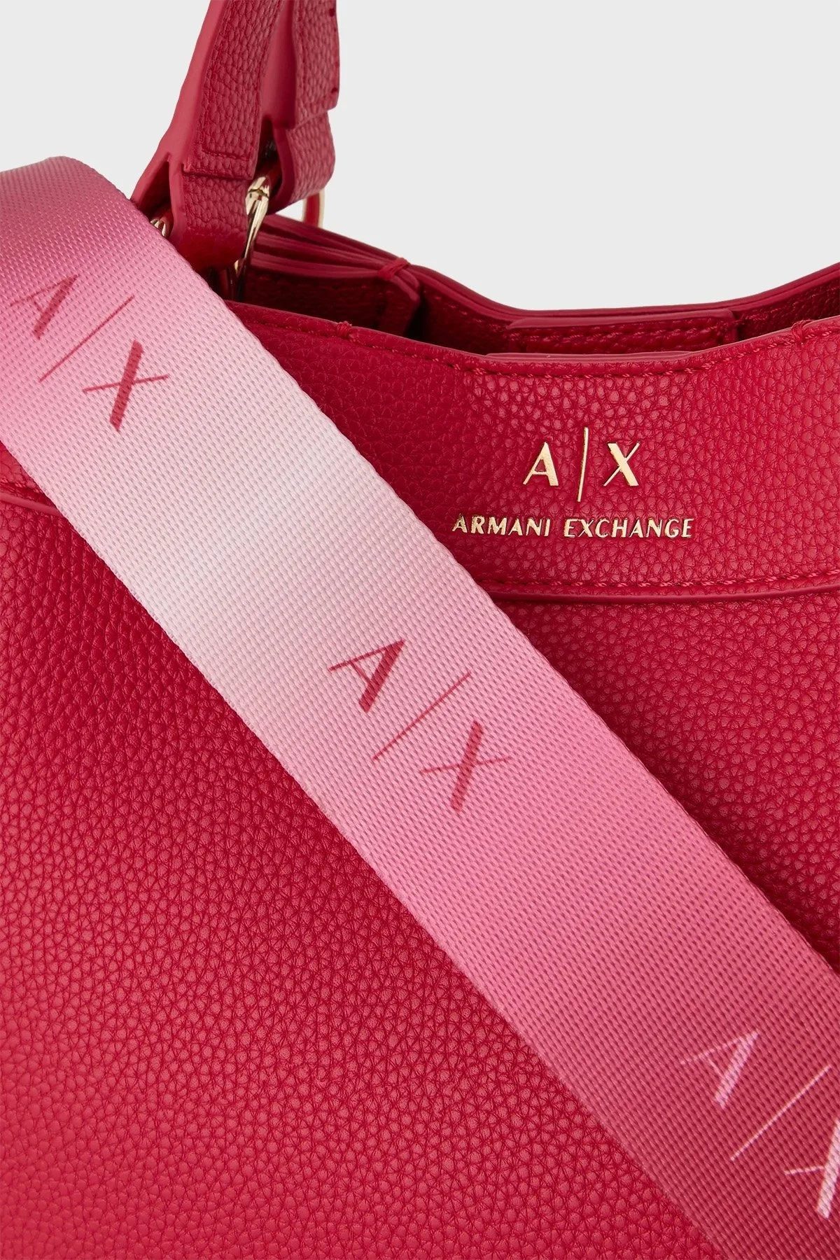 Armani Exchange Ayarlanabilir Askılı Astarsız Bayan Çanta 942911 CC783 22775 KIRMIZI - 5