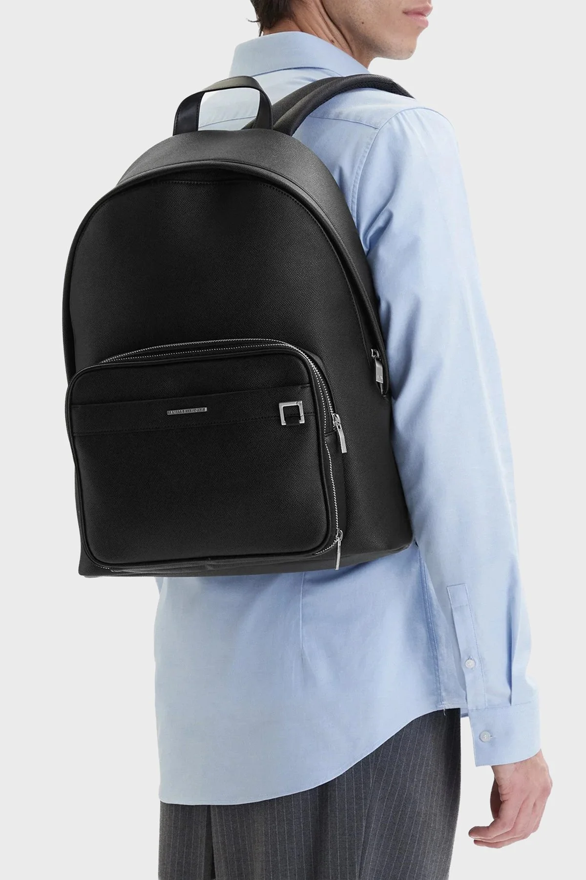 Armani Exchange Ayarlanabilir Askılı Erkek Sırt Çantası XM002036 AF19931 UC001 SİYAH - 2