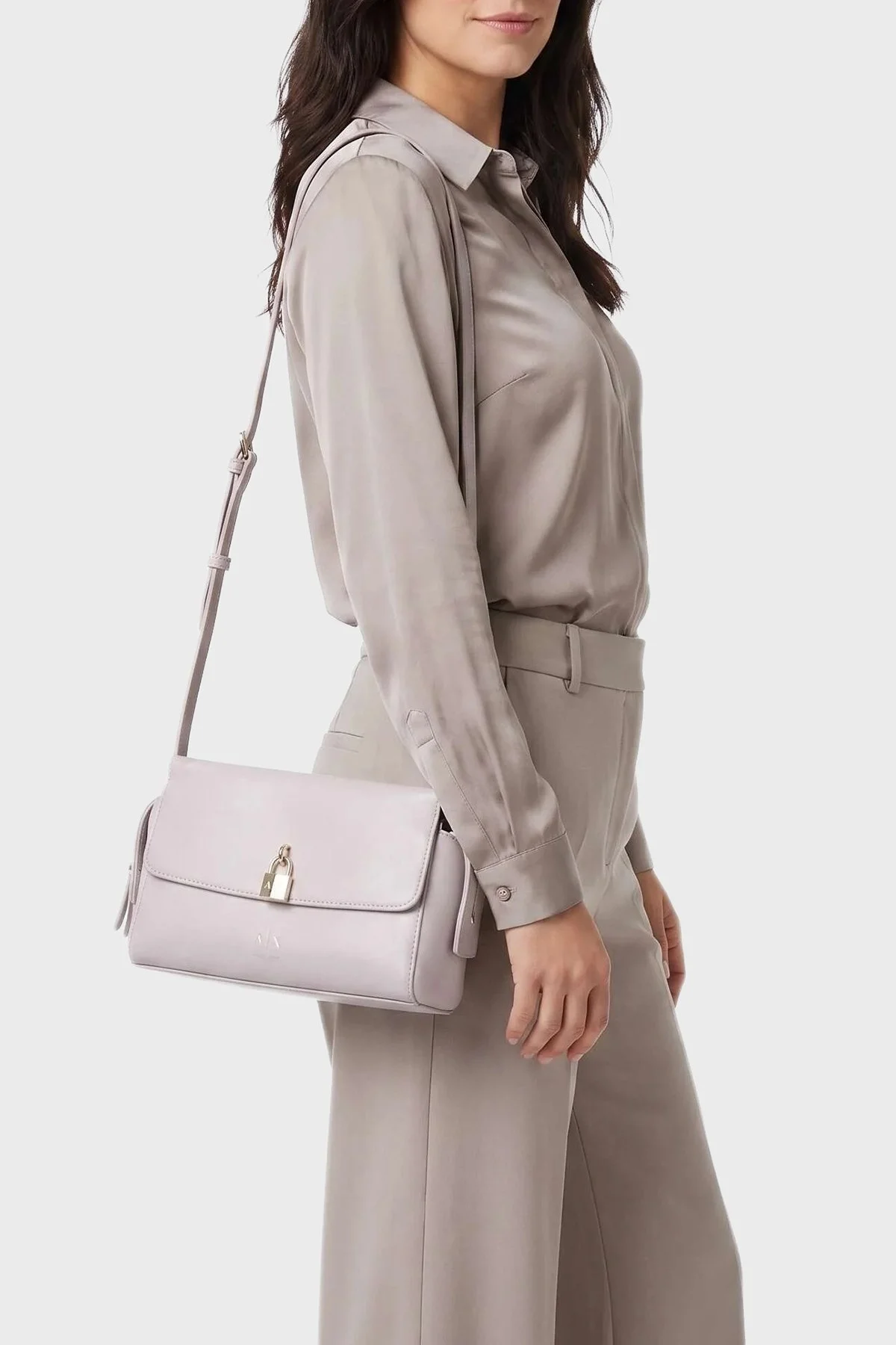 Armani Exchange Ayarlanabilir Askılı Kadın Çanta XW003056 AF28605 U8022 Lila - 2