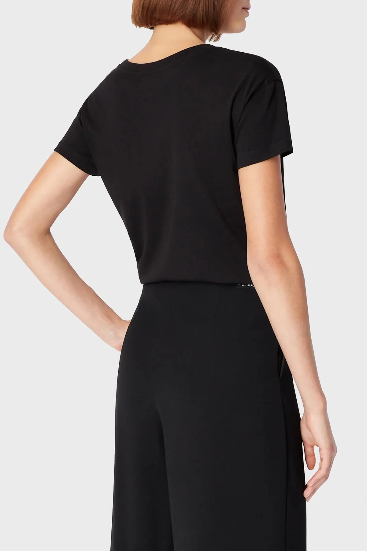 Armani Exchange Baskılı % 100 Pamuklu Regular Fit Bisiklet Yaka Bayan T Shirt 3RYTER YJG3Z 1200 SİYAH - 2