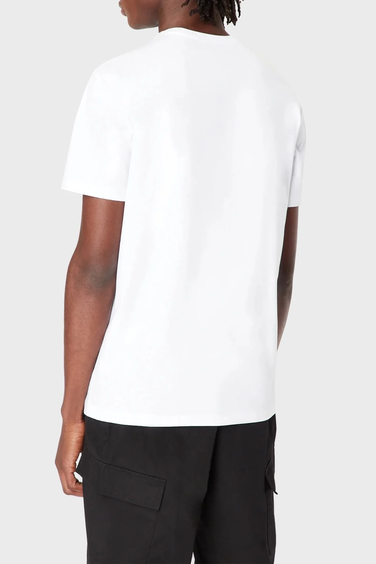 Armani Exchange Baskılı Bisiklet Yaka % 100 Pamuk Regular Fit Erkek T Shirt 3RZTHA ZJH4Z 21CC YEŞİL-BEYAZ - 2