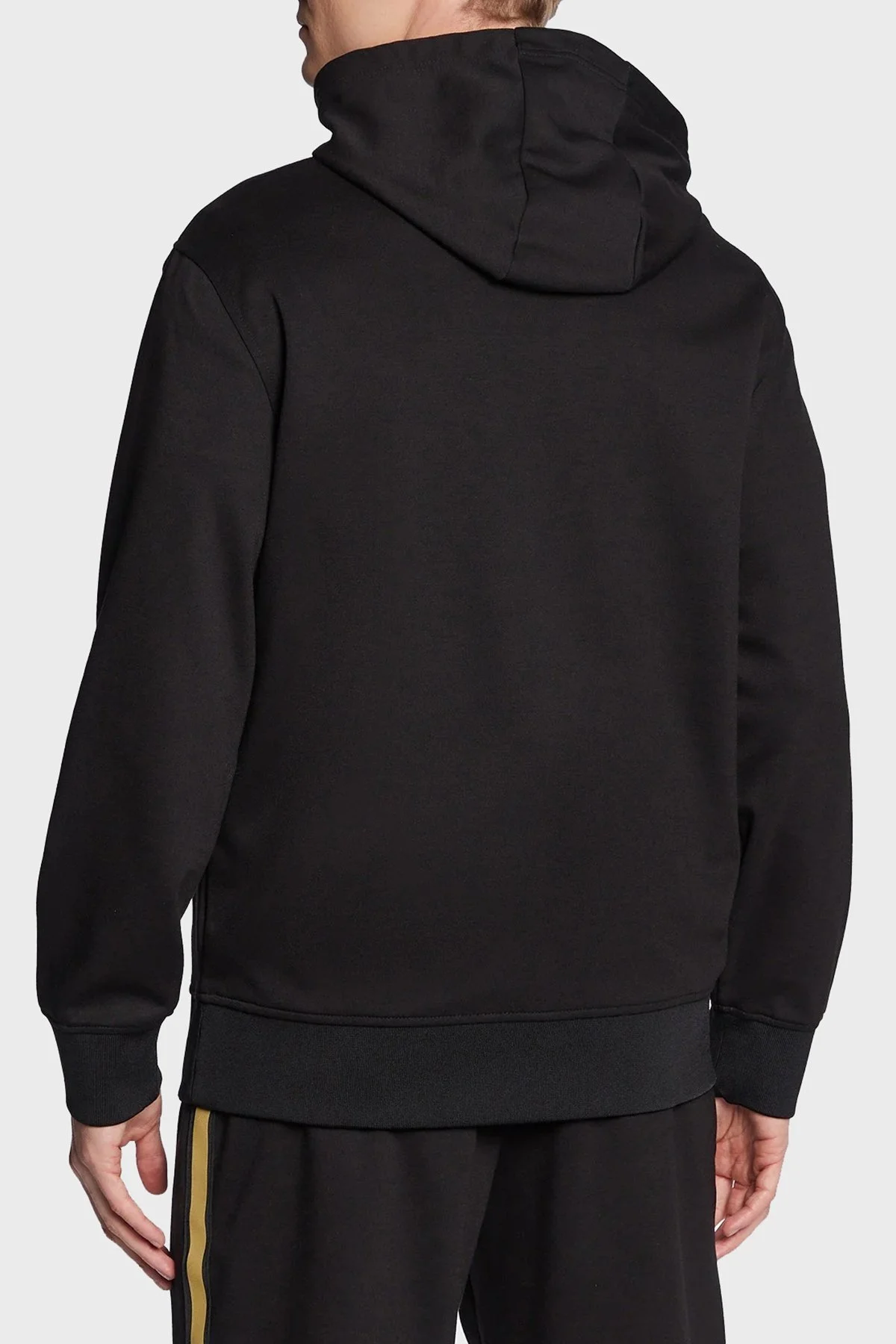 Armani Exchange Baskılı Kapüşonlu Regular Fit Erkek Sweat 3RZMRB Z9N1Z 1200 SİYAH - 3