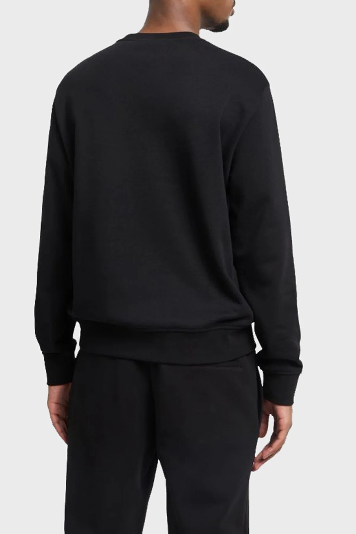 Armani Exchange Baskılı Pamuklu Regular Fit Bisiklet Yaka Erkek Sweat XM000216 AF10830 UC001 SİYAH - 7