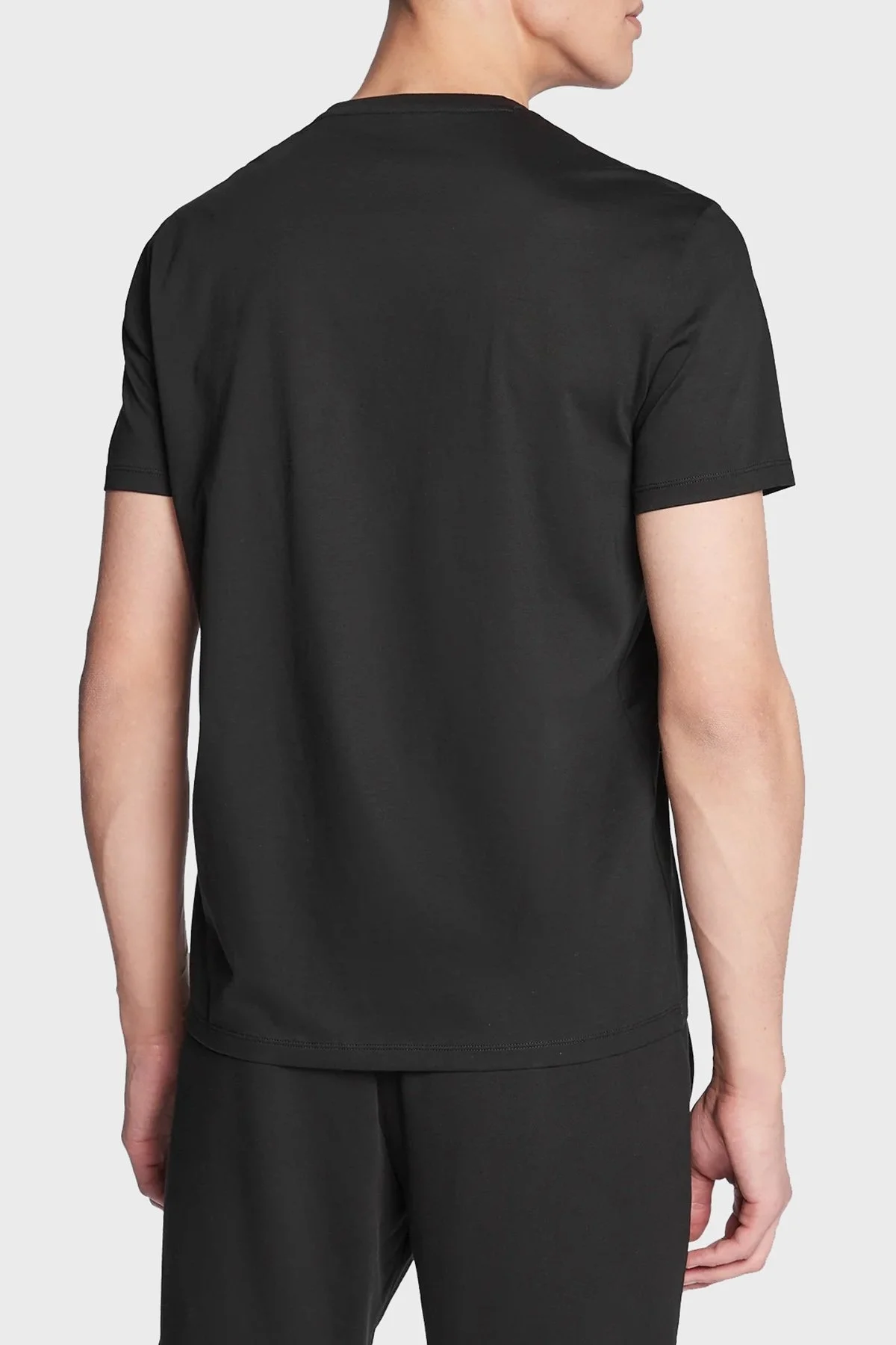 Armani Exchange Baskılı Regular Fit Bisiklet Yaka % 100 Pamuk Erkek T Shirt 3RZTRB ZJ9AZ 1200 SİYAH - 3
