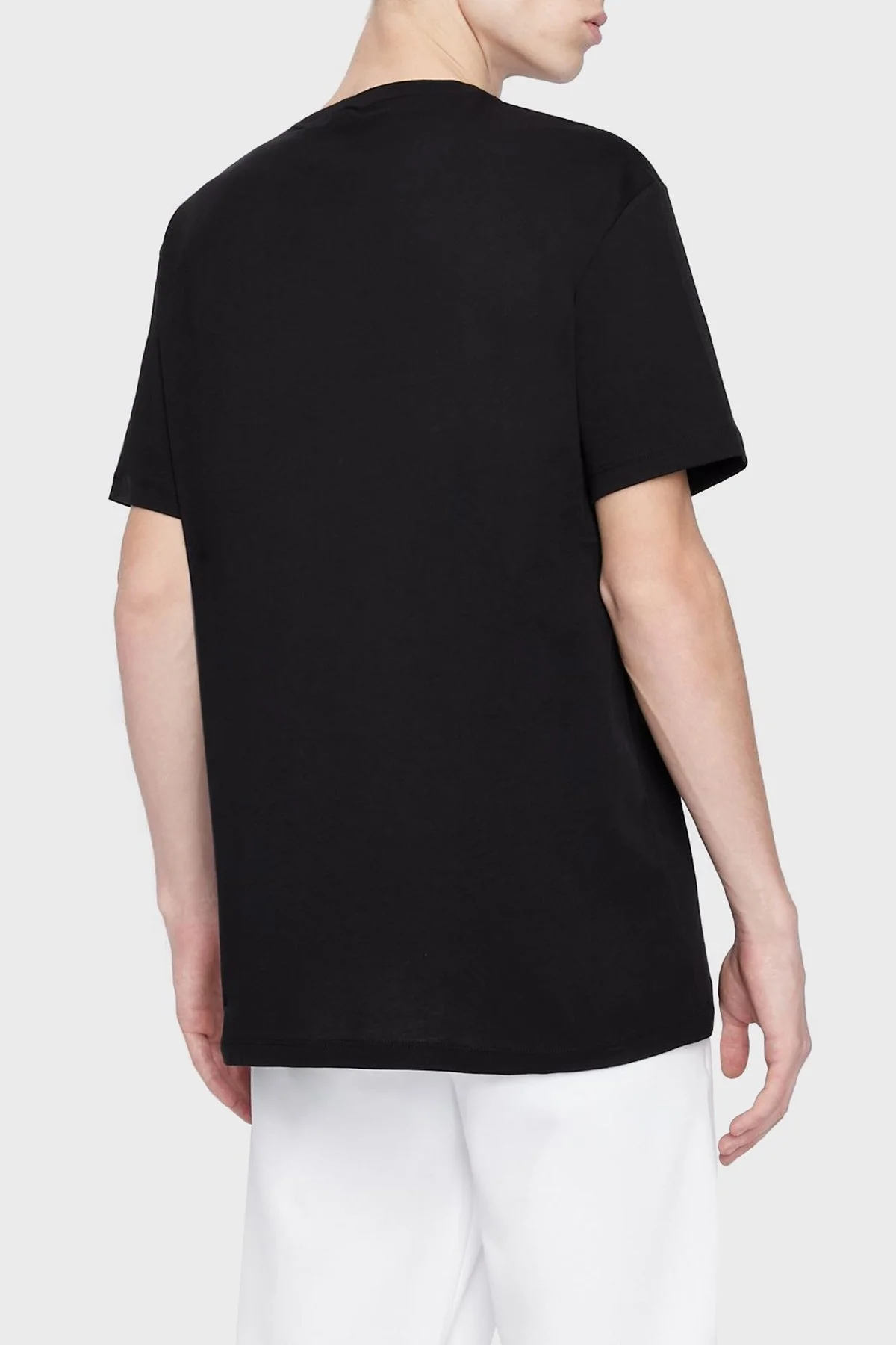 Armani Exchange Baskılı Regular Fit Bisiklet Yaka % 100 Pamuk Erkek T Shirt 6LZTAN ZJGCZ 1200 SİYAH - 3