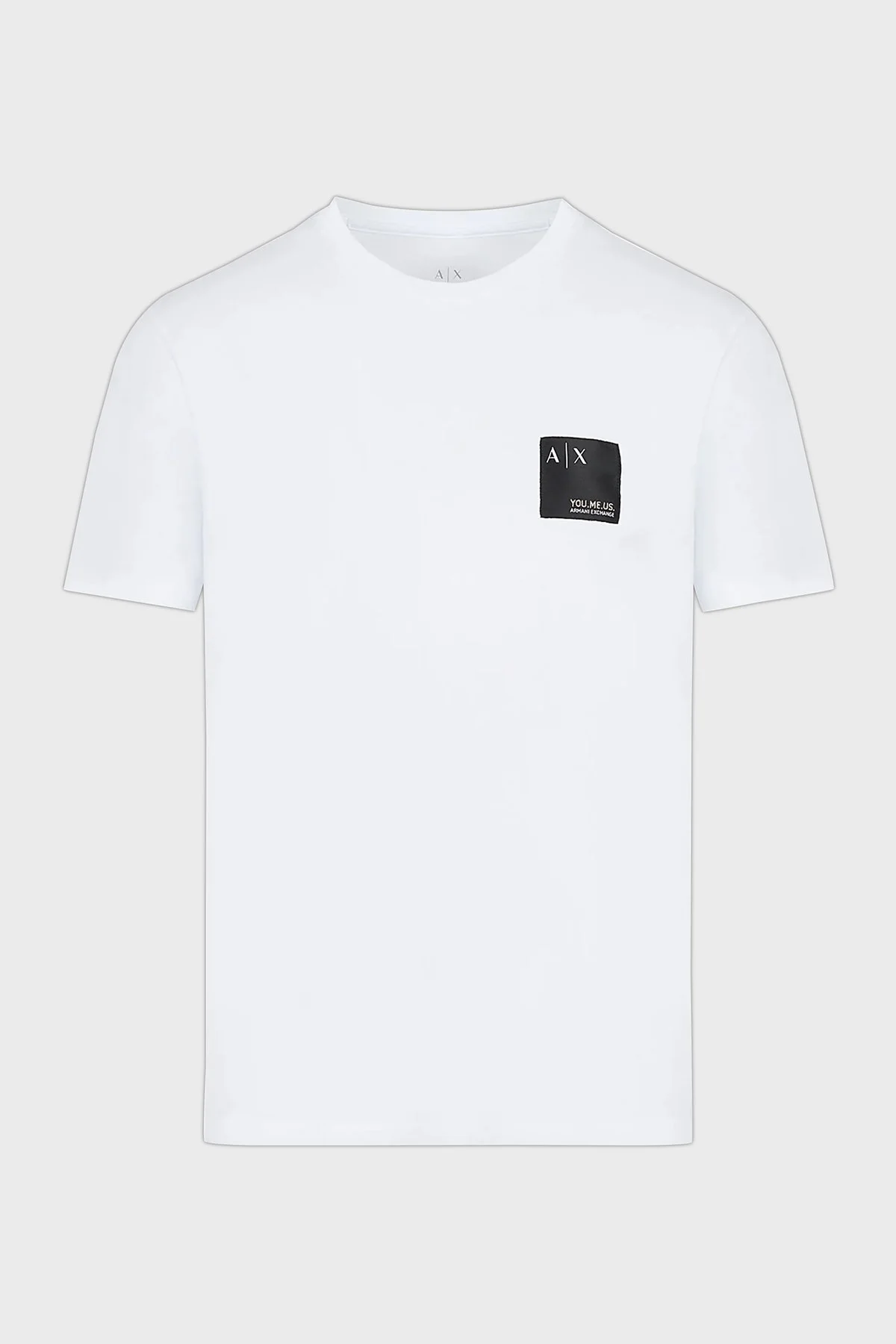 Armani Exchange Baskılı Regular Fit Bisiklet Yaka % 100 Pamuk Erkek T Shirt 6LZTAZ ZJFCZ 1100 BEYAZ - 4
