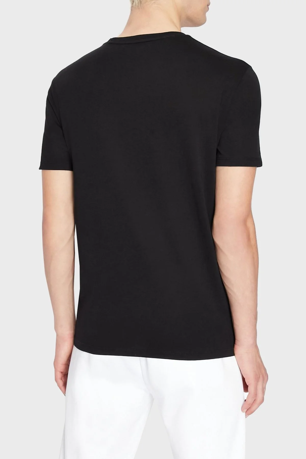 Armani Exchange Baskılı Regular Fit Bisiklet Yaka % 100 Pamuk Erkek T Shirt 6LZTAZ ZJFCZ 1200 SİYAH - 3
