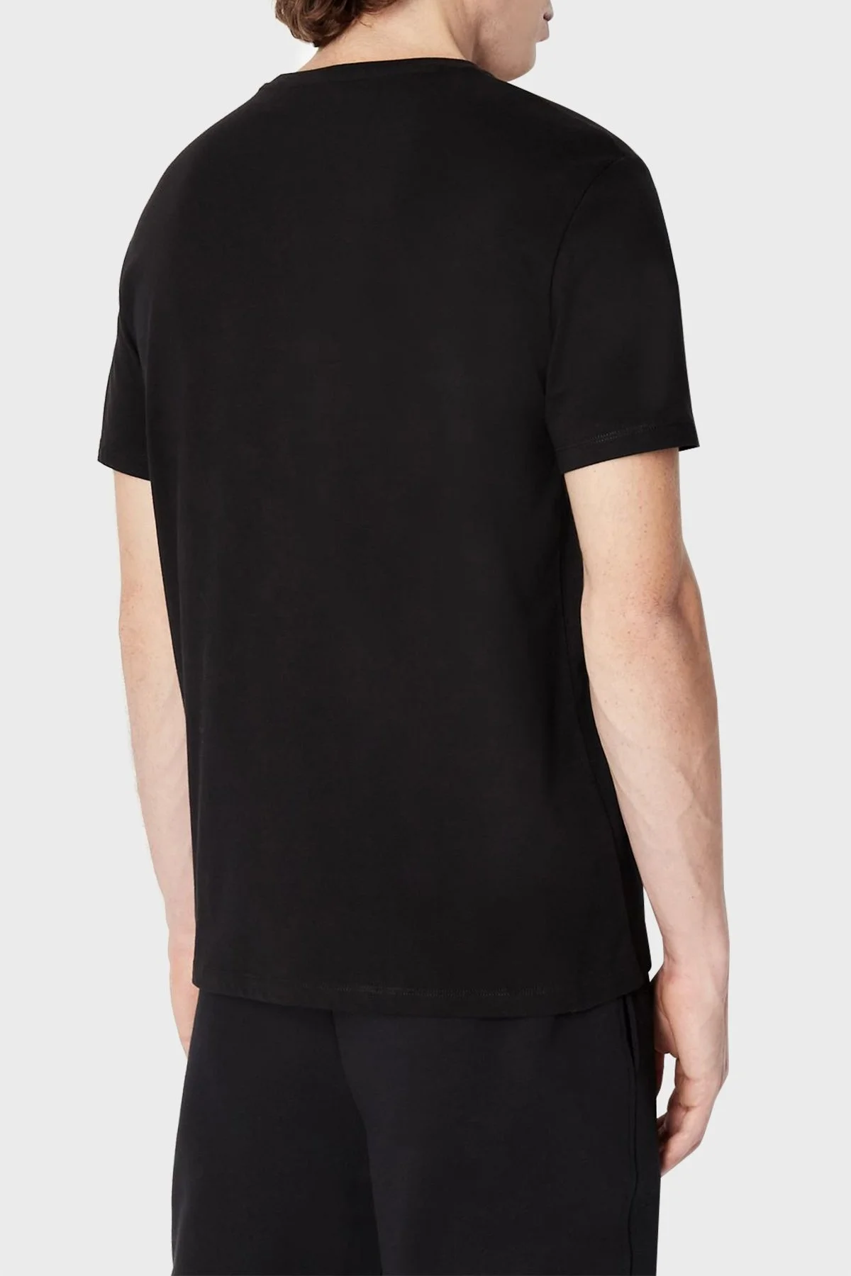 Armani Exchange Baskılı Regular Fit Bisiklet Yaka % 100 Pamuk Erkek T Shirt 6LZTBE ZJGCZ 1200 SİYAH - 2