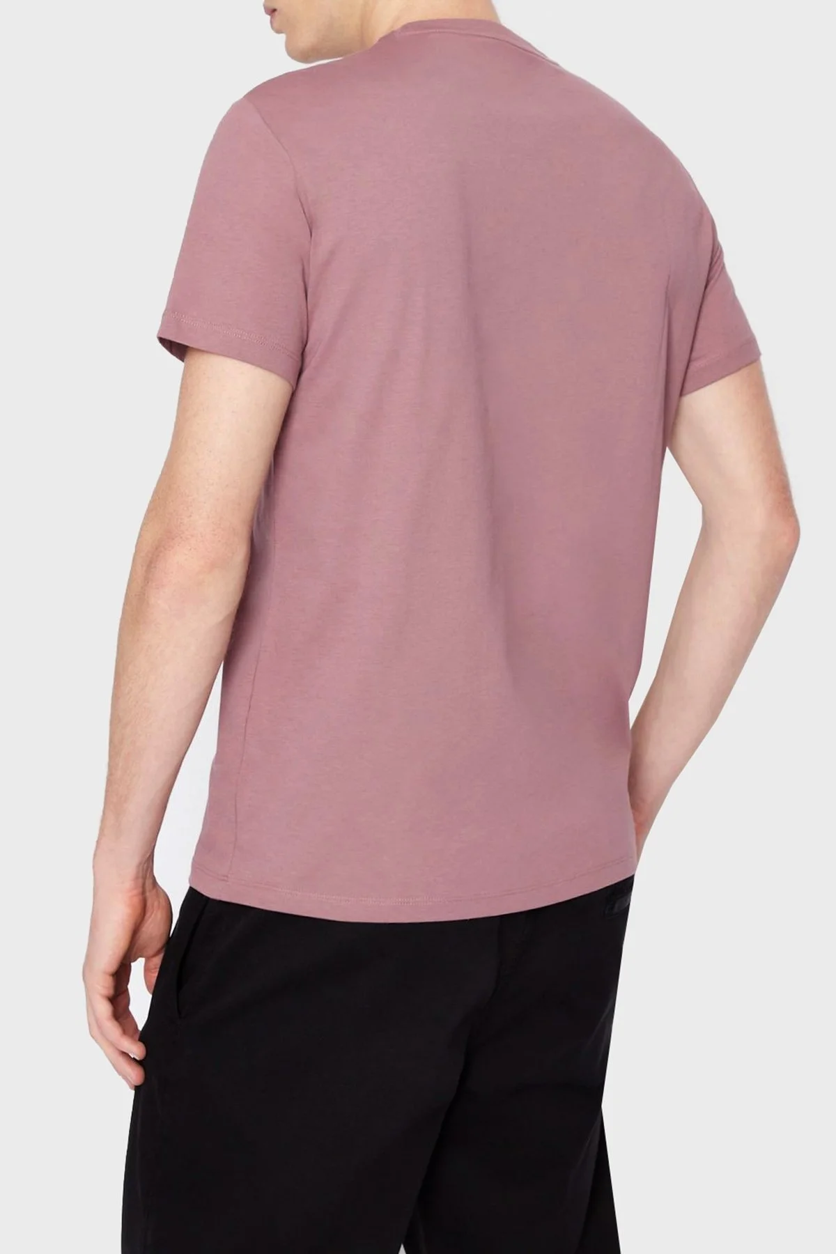 Armani Exchange Baskılı Regular Fit Bisiklet Yaka % 100 Pamuk Erkek T Shirt 6LZTBE ZJGCZ 1316 GÜL - 3