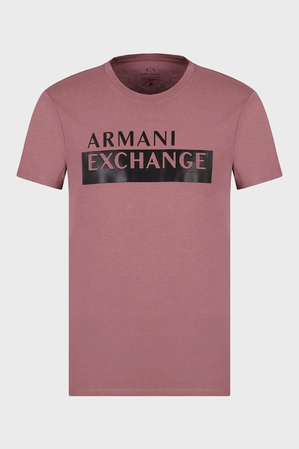 Armani Exchange Baskılı Regular Fit Bisiklet Yaka % 100 Pamuk Erkek T Shirt 6LZTBE ZJGCZ 1316 GÜL - 4