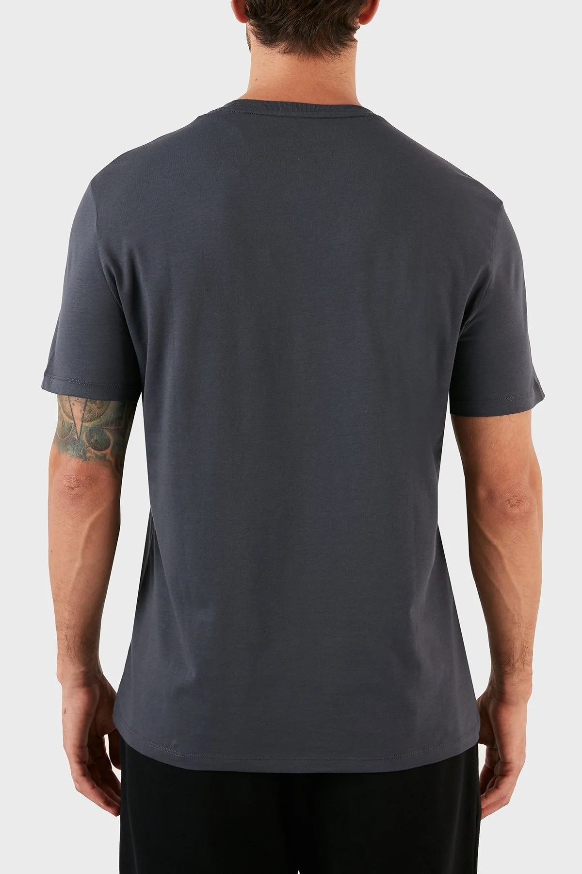 Armani Exchange Baskılı Regular Fit Bisiklet Yaka % 100 Pamuk Erkek T Shirt 6LZTBE ZJGCZ 1978 ANTRASİT - 2